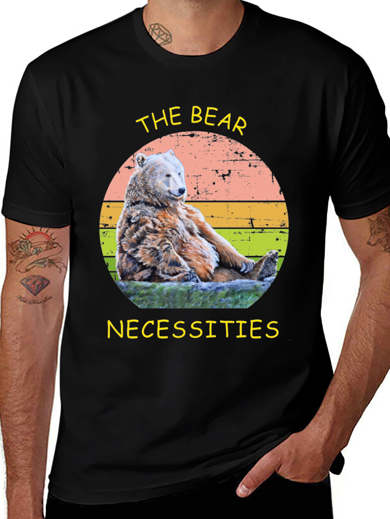 Variant 5 of The Bear Necessities Graphic T-Shirt