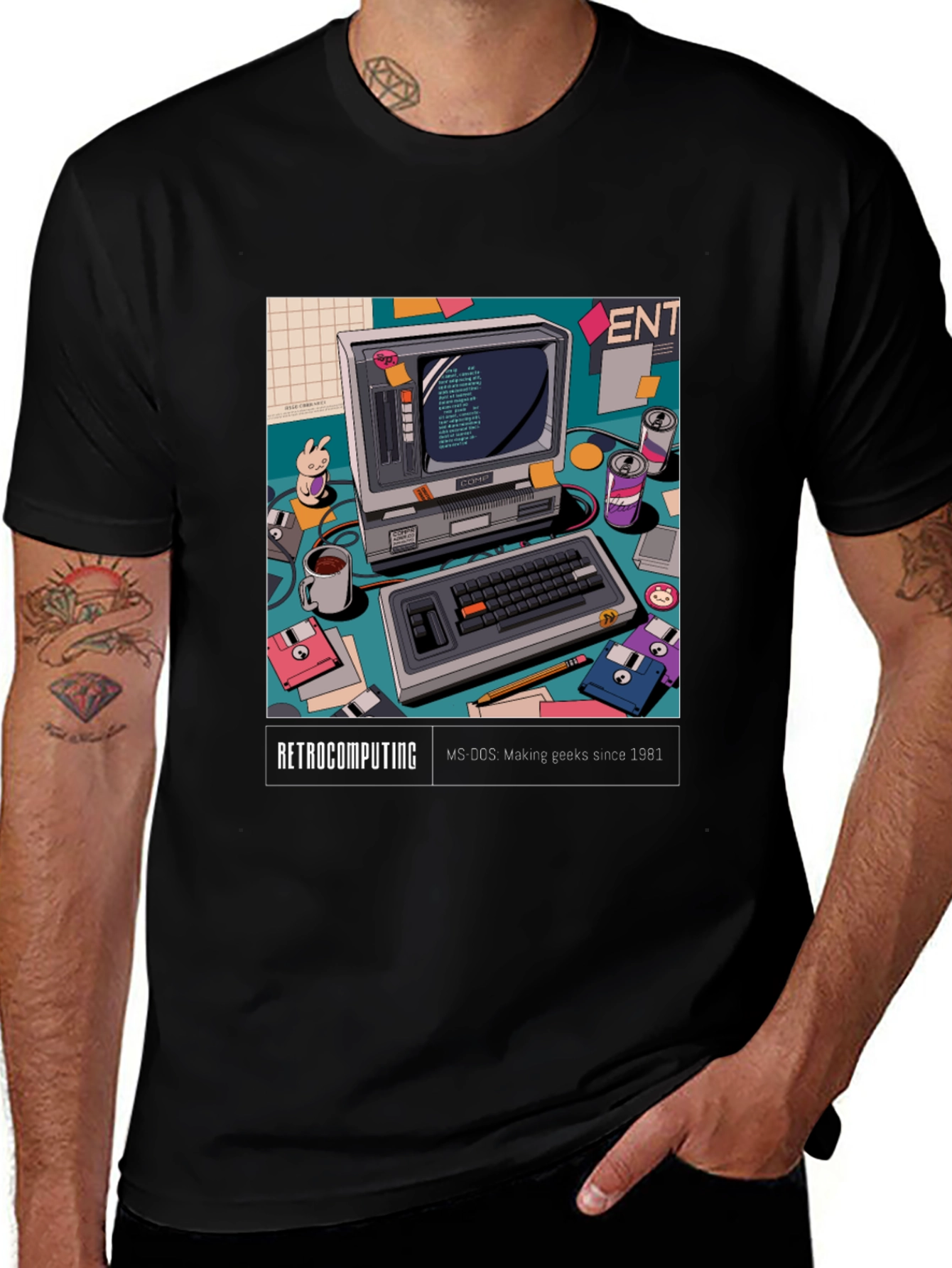 Retro Computing Tee: MS-DOS Geek Style Since 1981