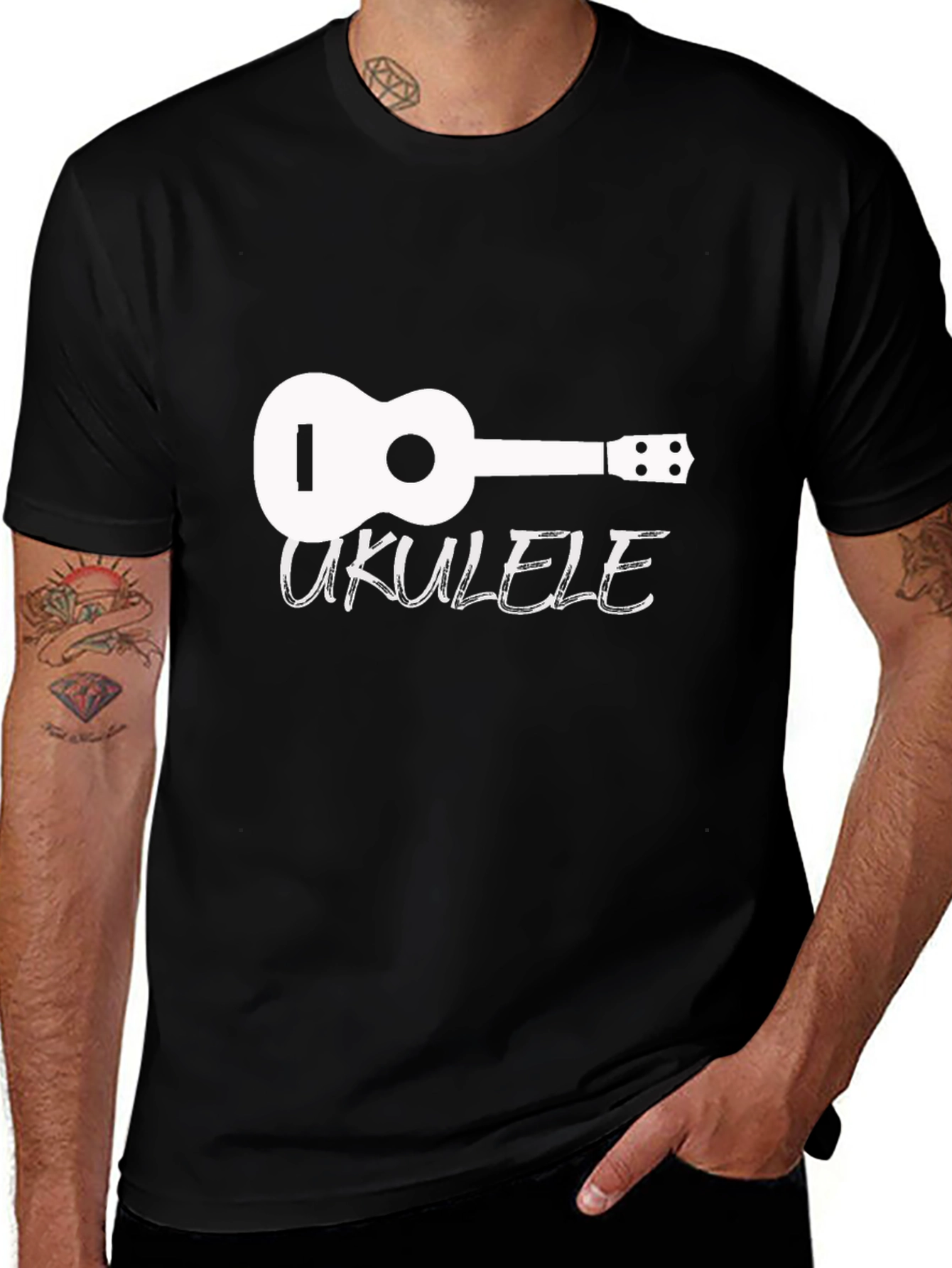 Variant 17 of Ukulele Graphic T-Shirt - Music Lover Tee