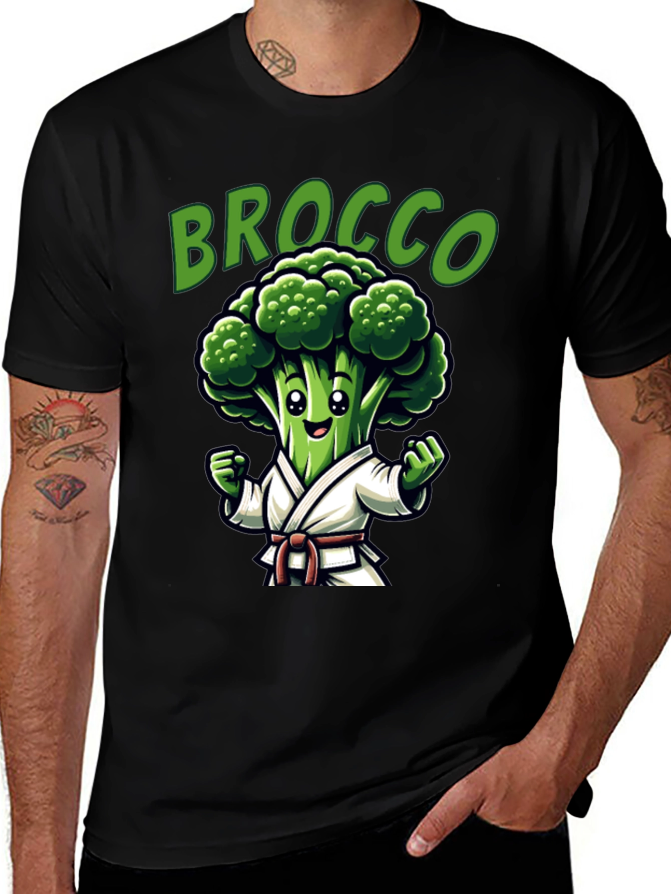 Brocco Karate T-Shirt - Funny Vegan Tee