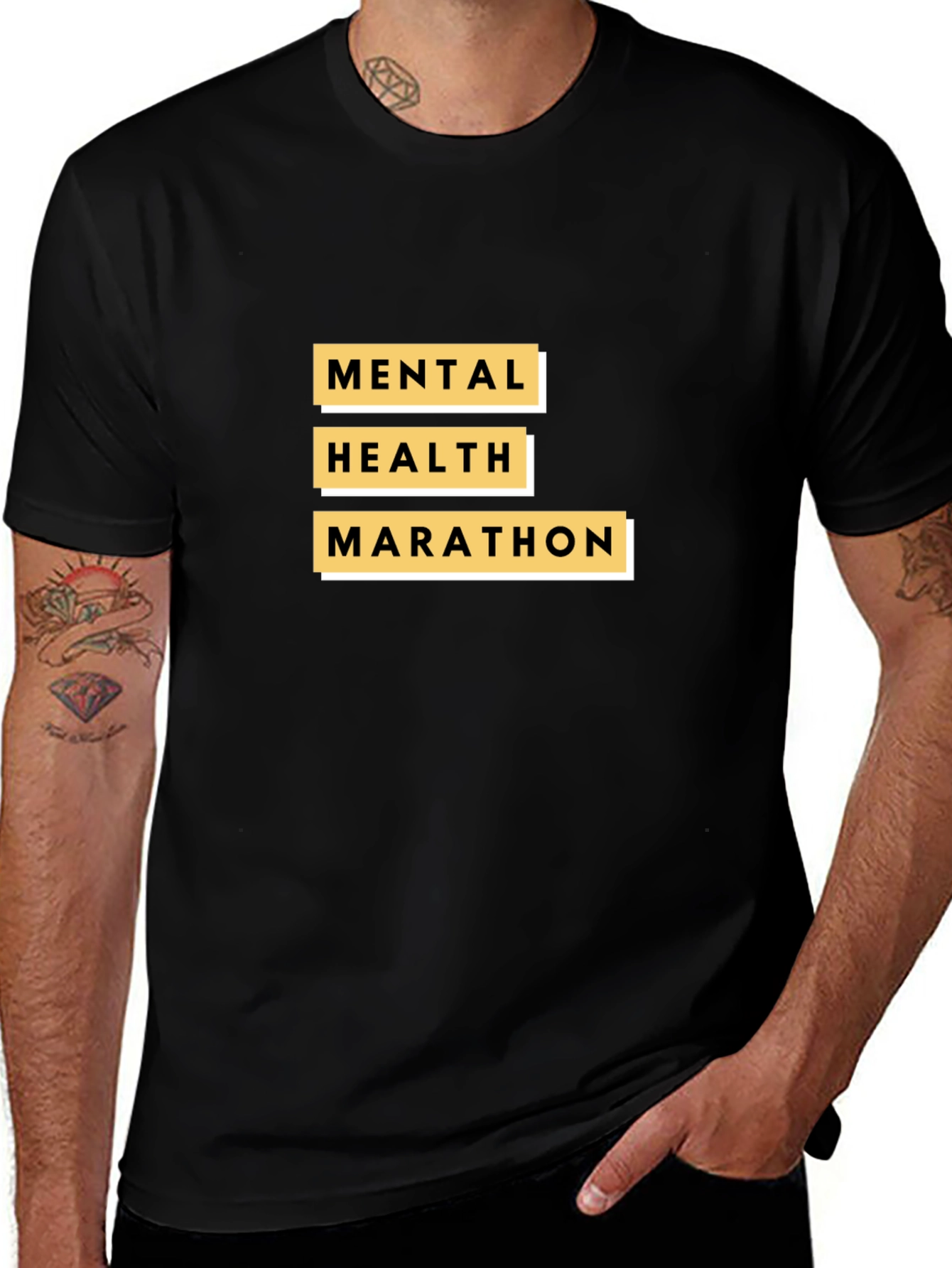 Variant 21 of Mental Health Marathon T-Shirt