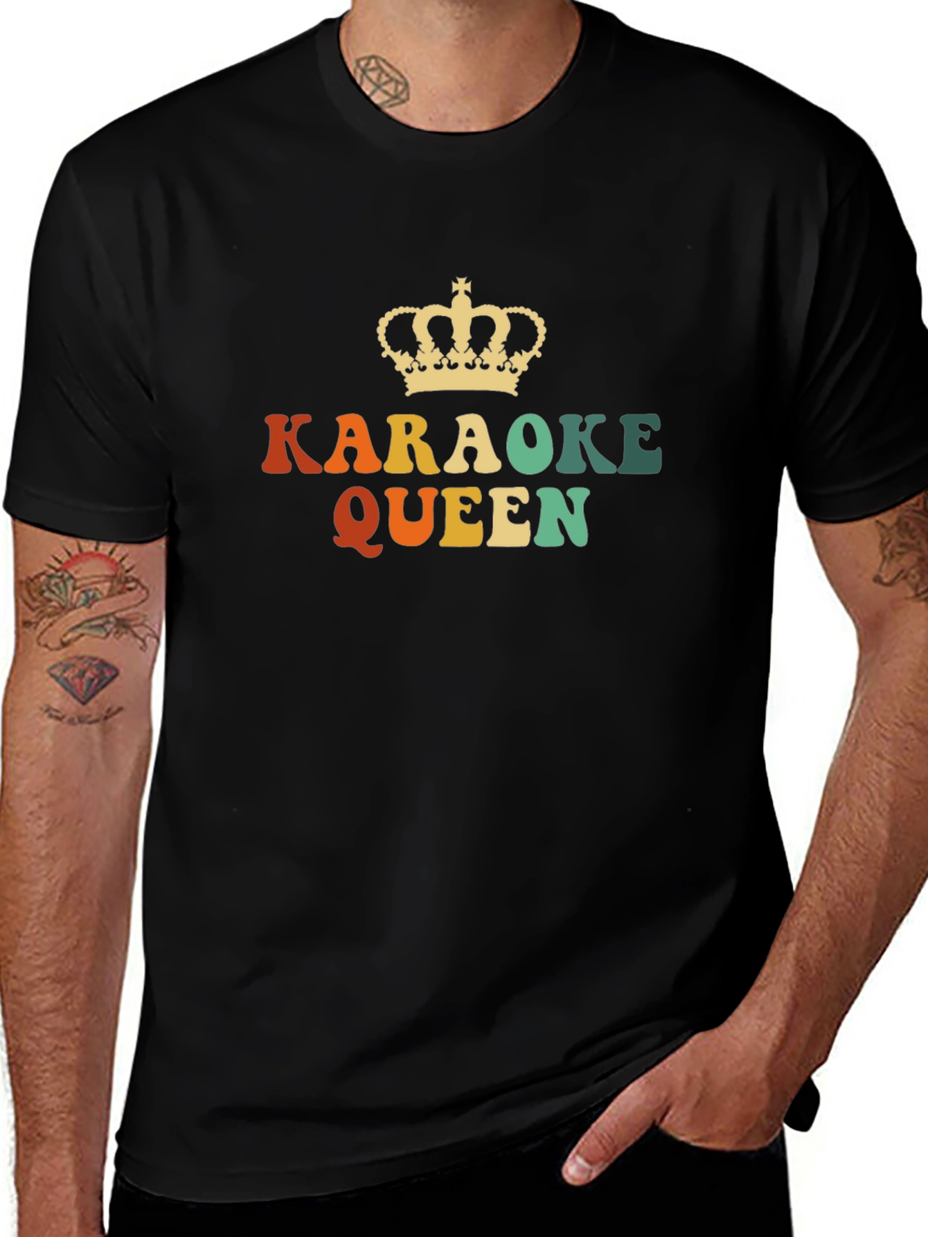 Variant 21 of Karaoke Queen Retro Tee