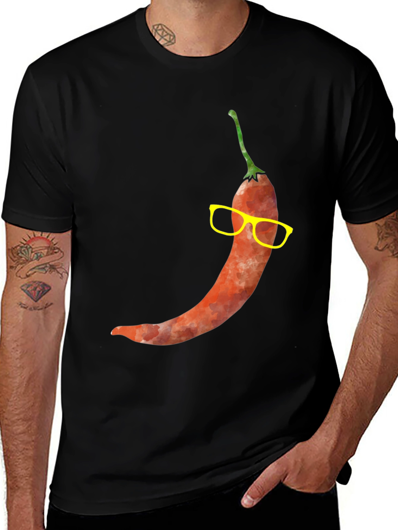 Nerdy Chili Pepper Graphic Tee