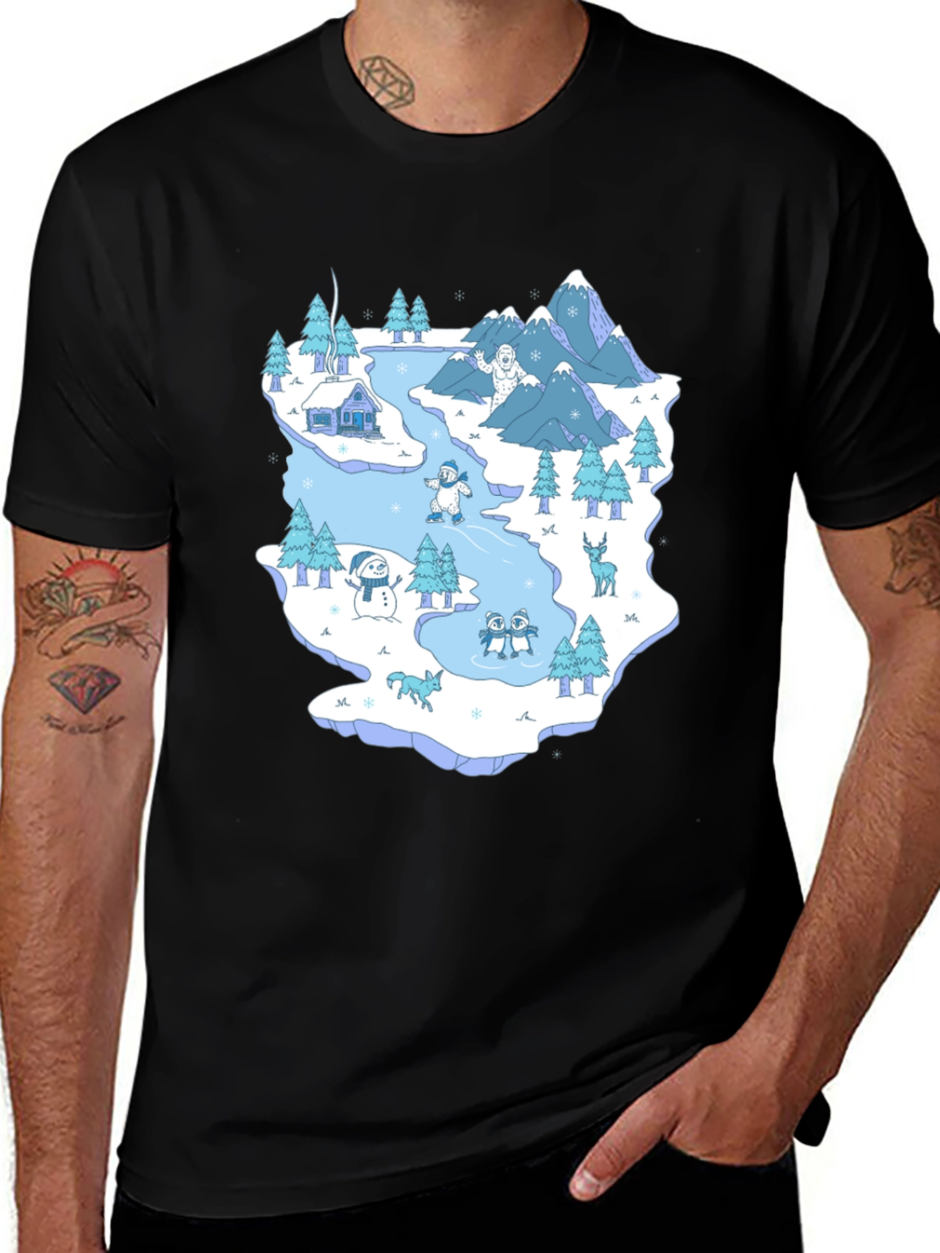 Variant 17 of Winter Wonderland Graphic T-Shirt
