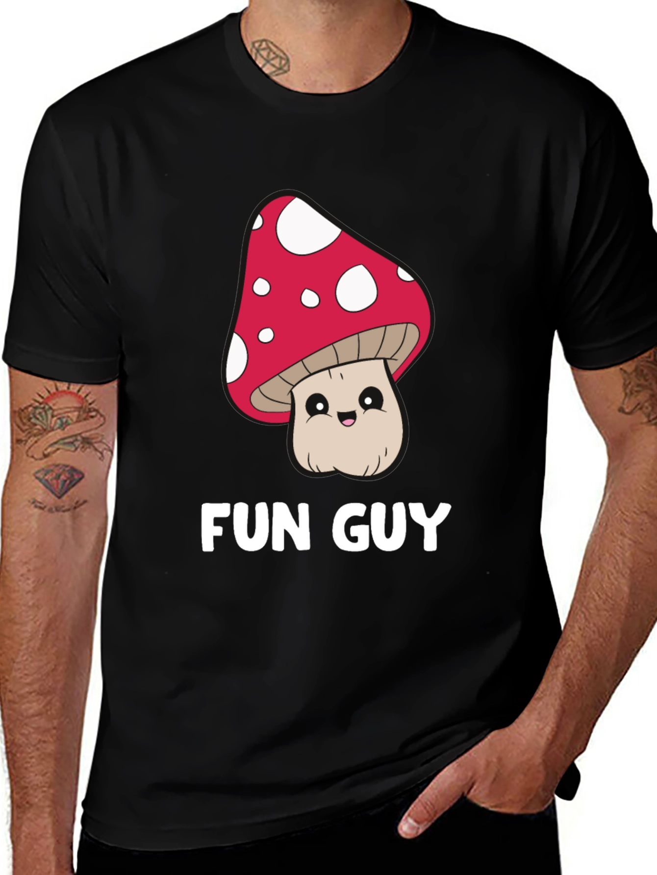 Variant 2 of Fun Guy Mushroom Graphic Tee