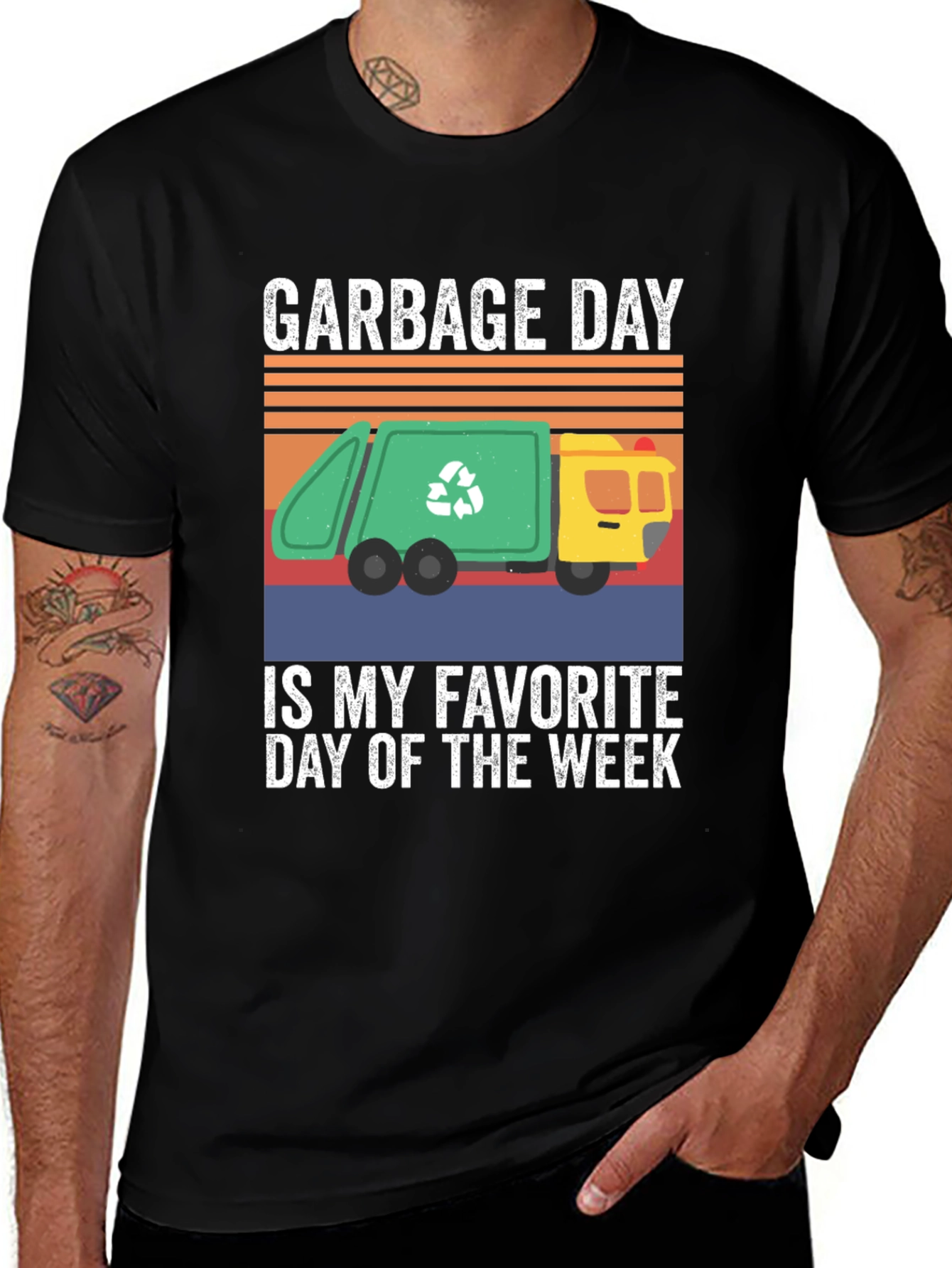 Garbage Day T-Shirt - Recycled Fun!