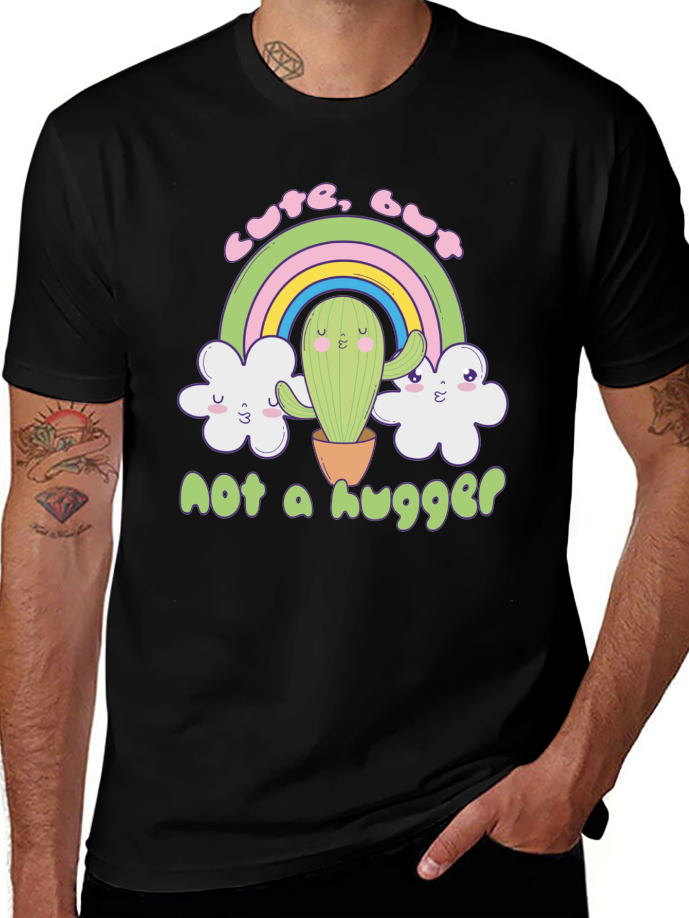 Variant 12 of Cute But Not a Hugger Graphic T-Shirt