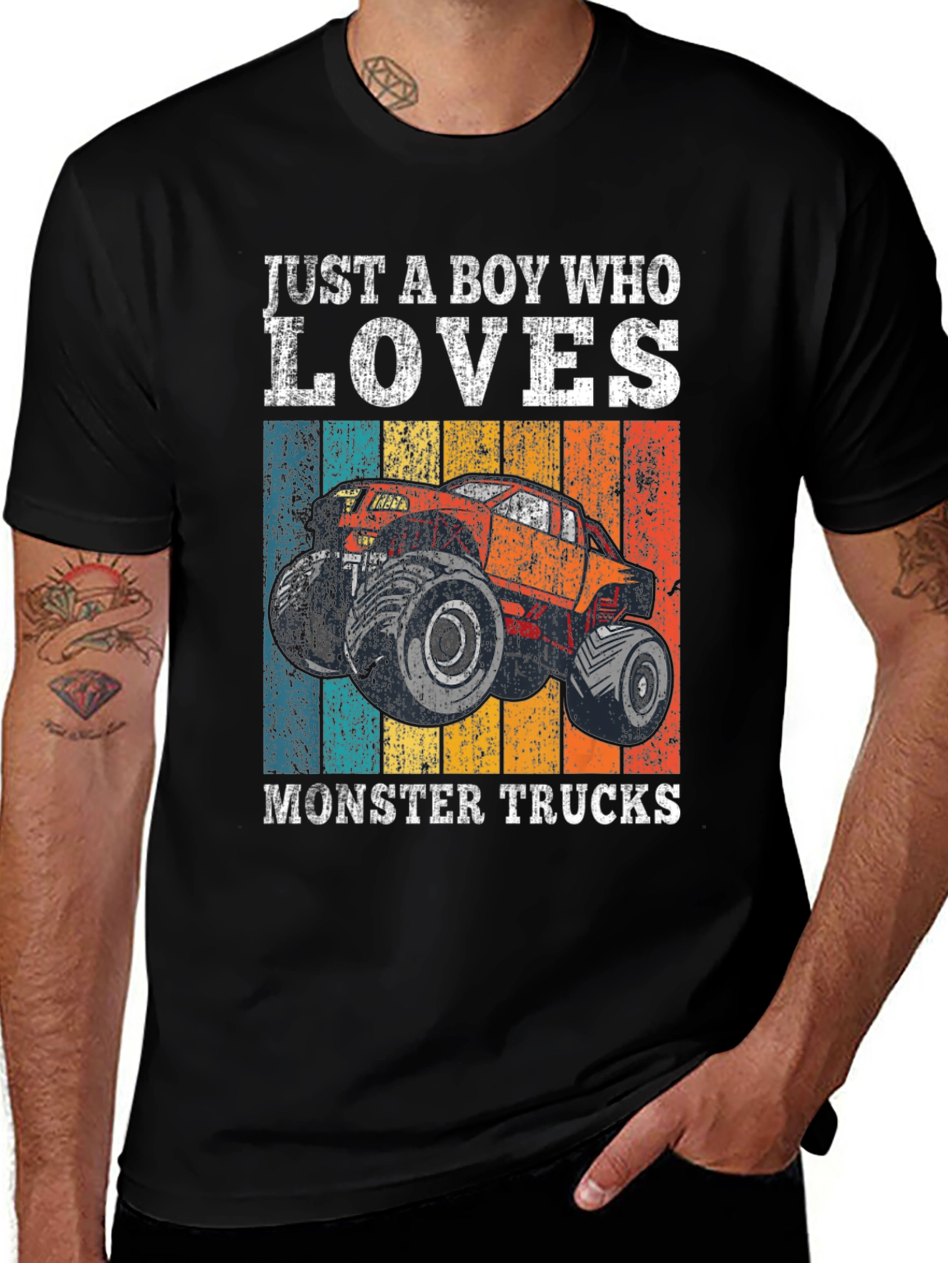 Variant 10 of Monster Truck Lover Graphic Tee