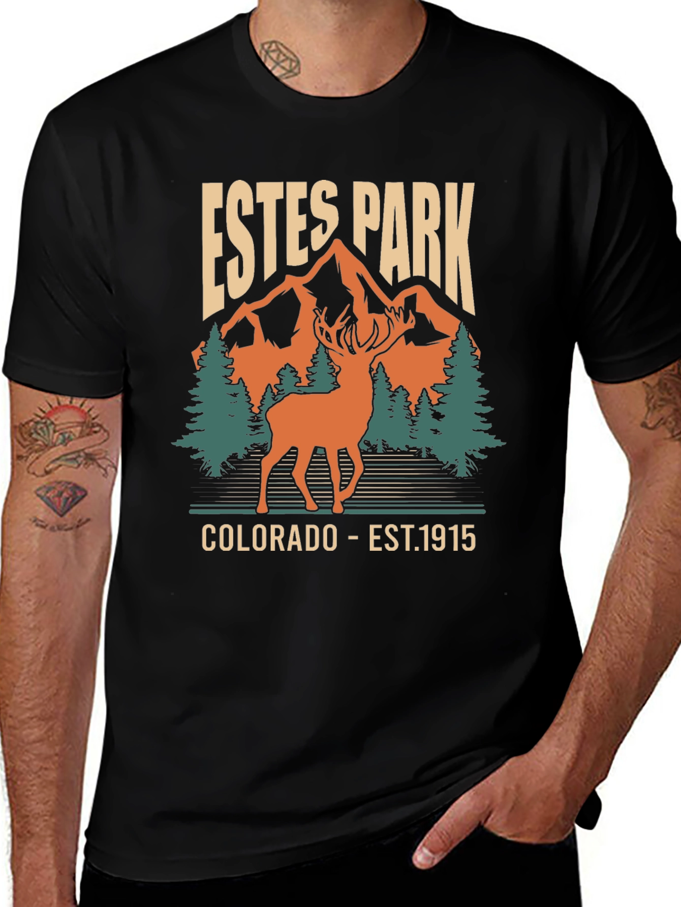 Estes Park Colorado Tee - Vintage Style T-Shirt