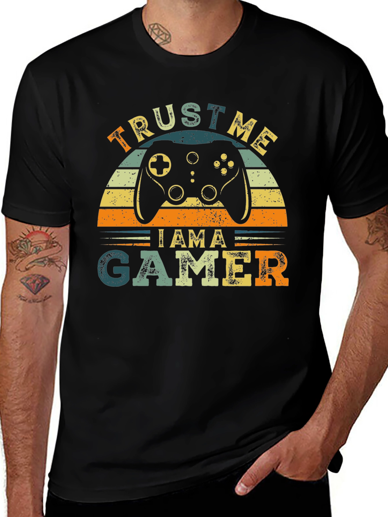 Variant 5 of Trust Me I'm A Gamer Black T-Shirt