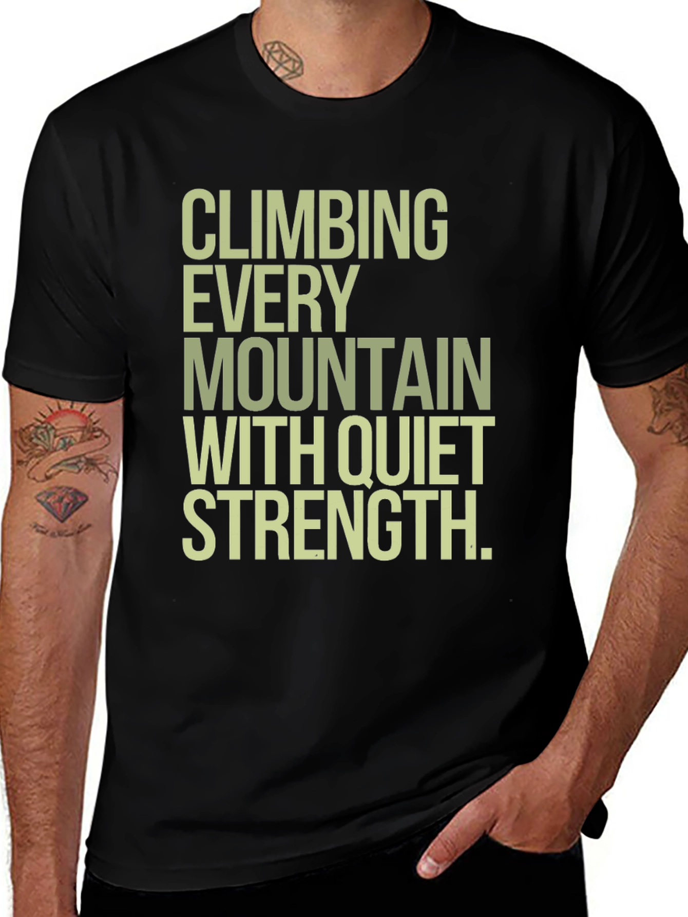 Variant 20 of Climbing Every Mountain T-Shirt