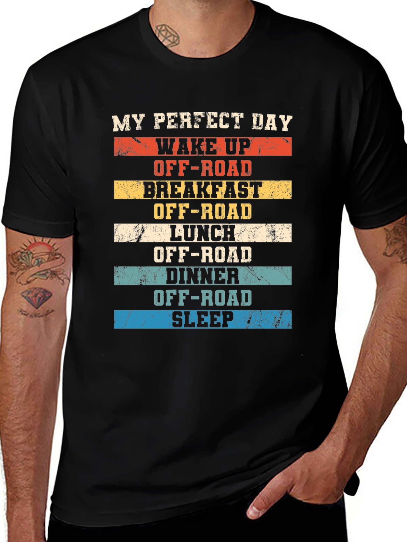 Variant 5 of My Perfect Day Off-Road T-Shirt