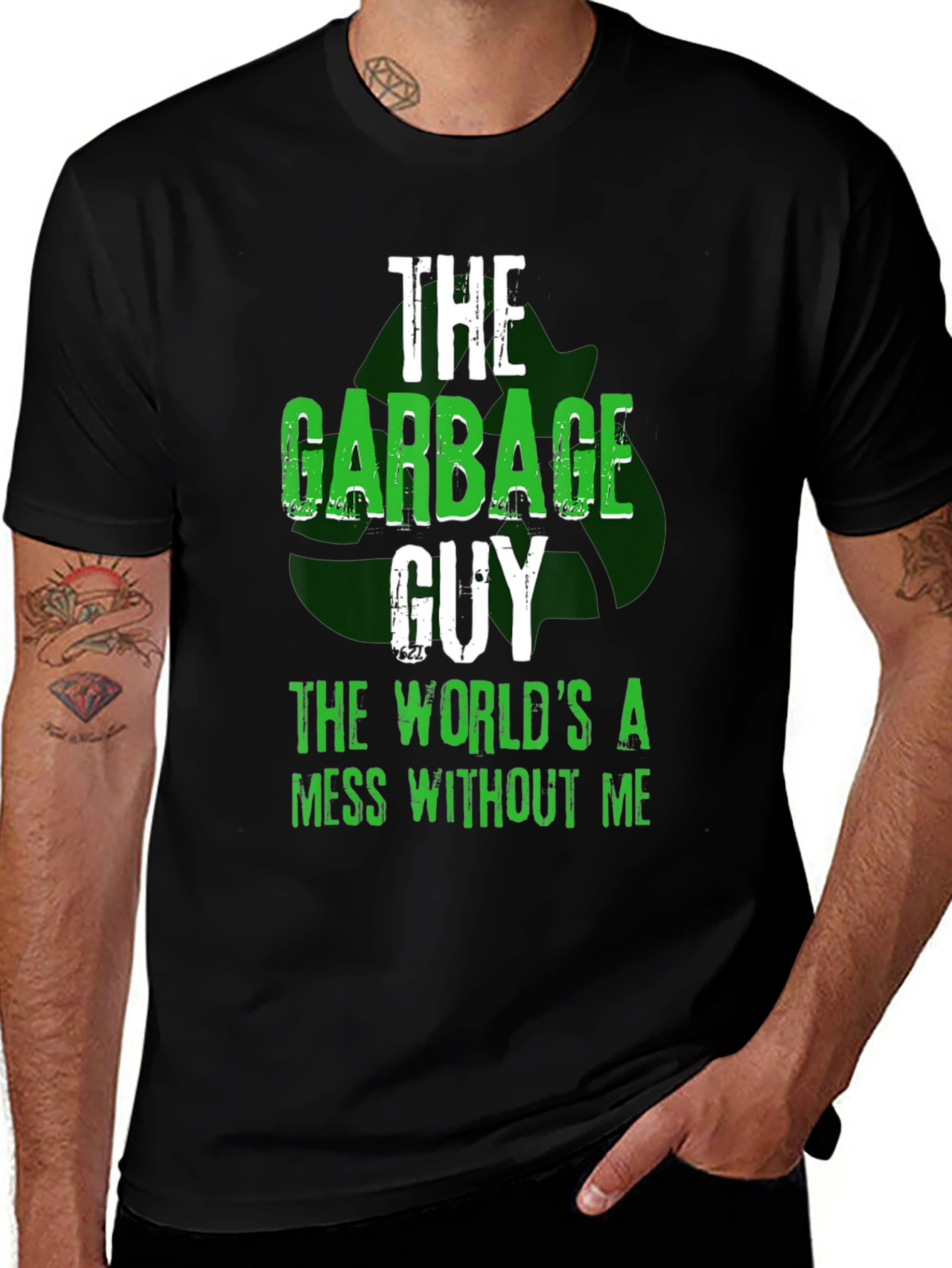 Variant 30 of Garbage Guy Graphic T-Shirt