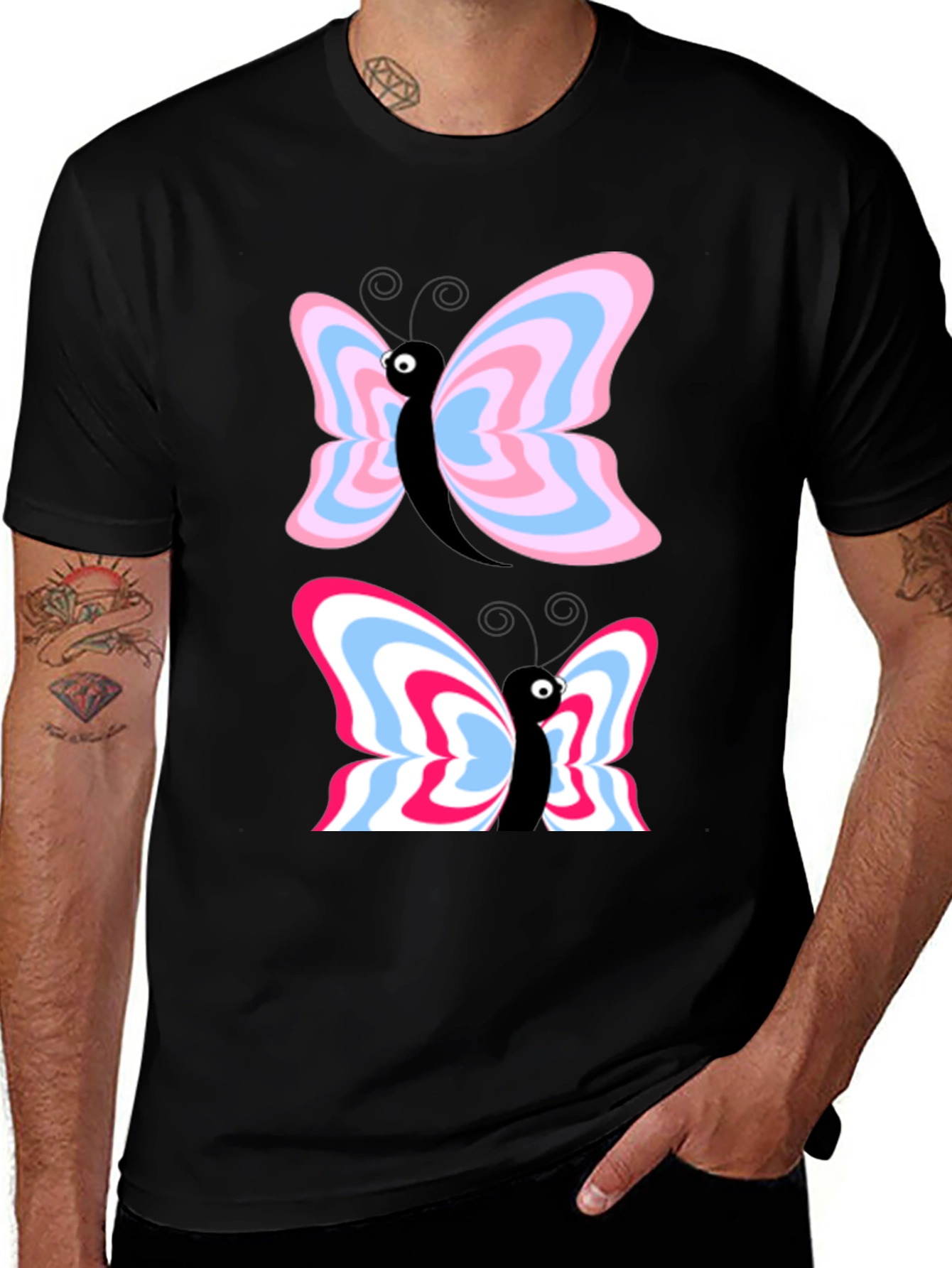 Variant 6 of Butterfly Graphic Tee - Unique Design