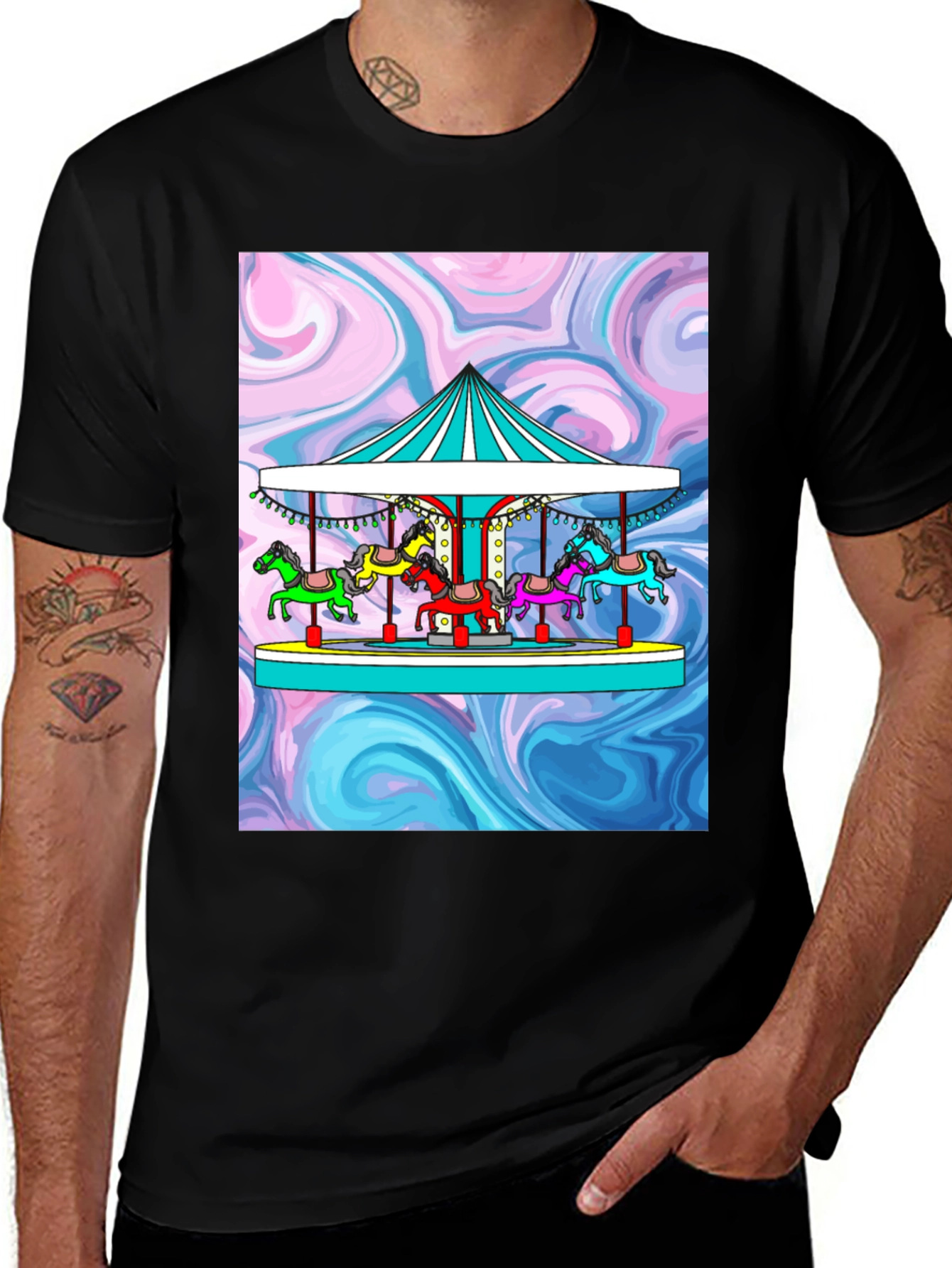 Carousel Horse T-Shirt: Fun & Unique Design