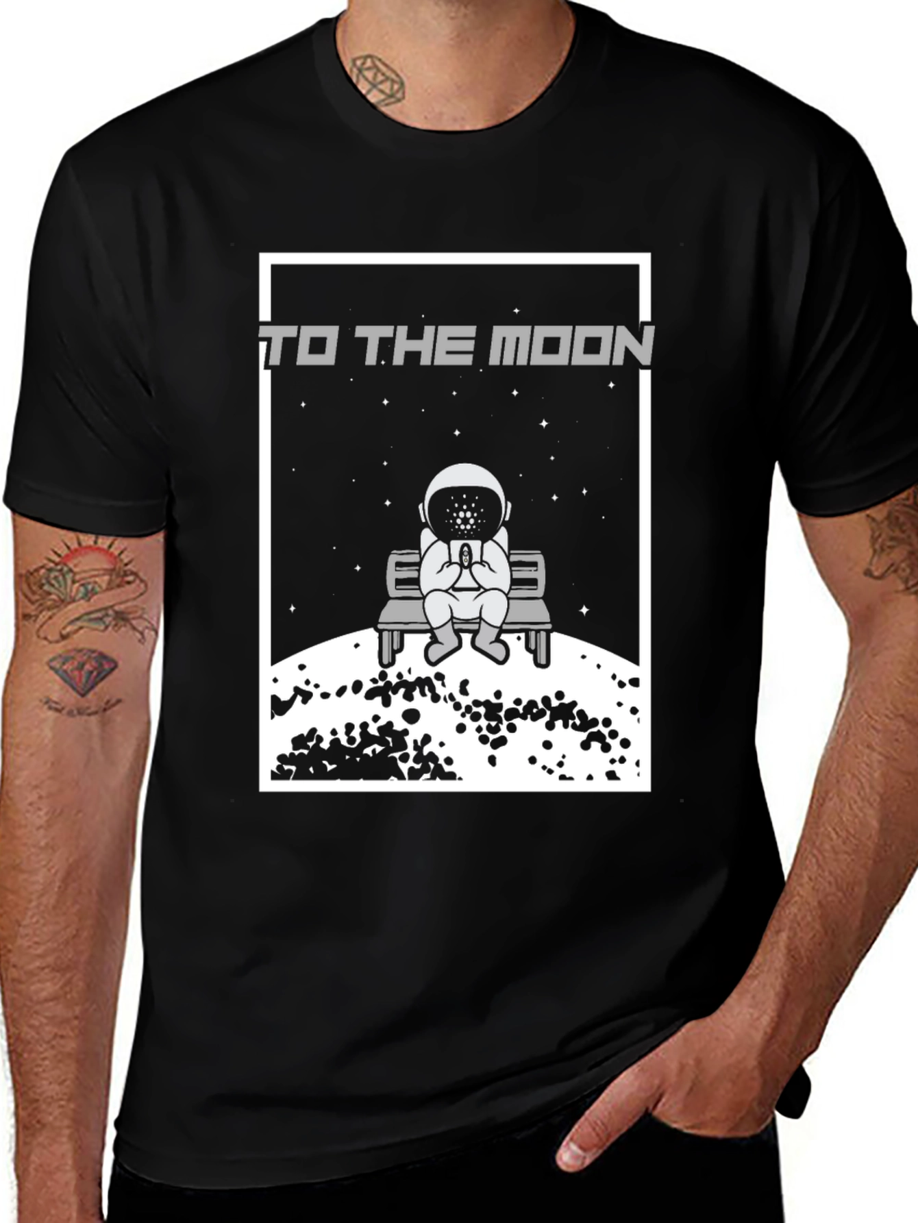 Variant 13 of To the Moon Astronaut T-Shirt
