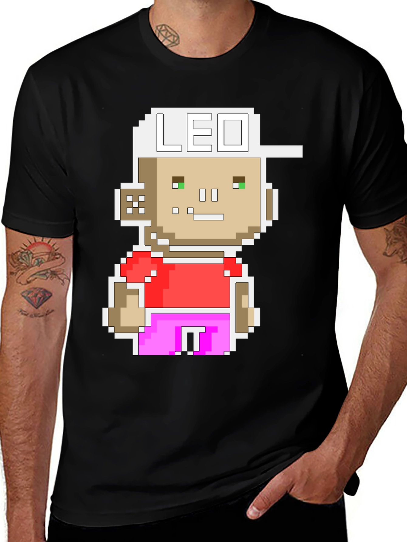 Variant 19 of Pixel Art Character T-Shirt