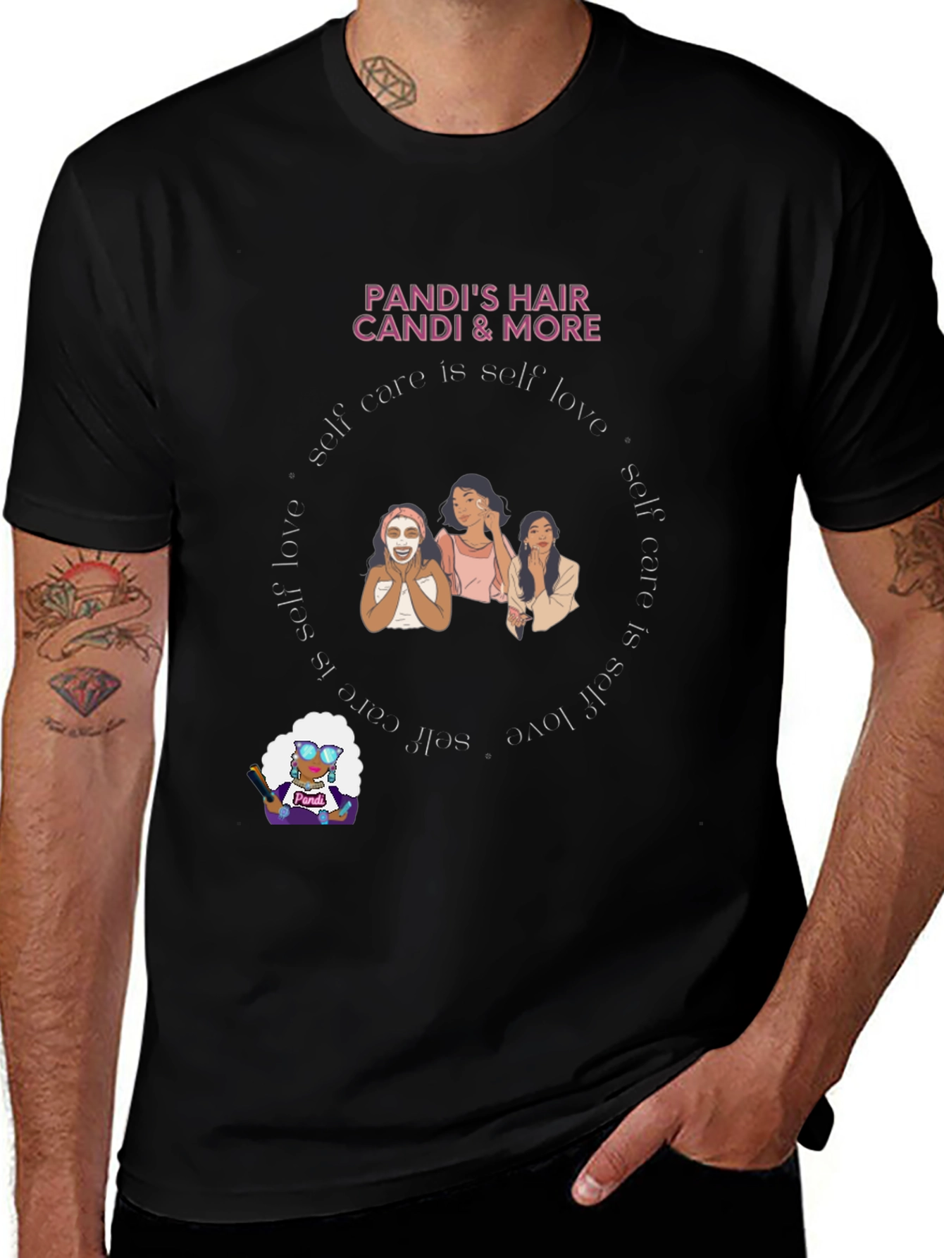 Variant 16 of Pandi's Hair Candi & More T-Shirt