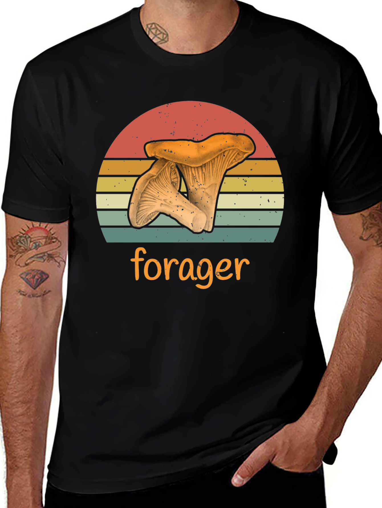 Variant 21 of Forager Mushroom Graphic Tee