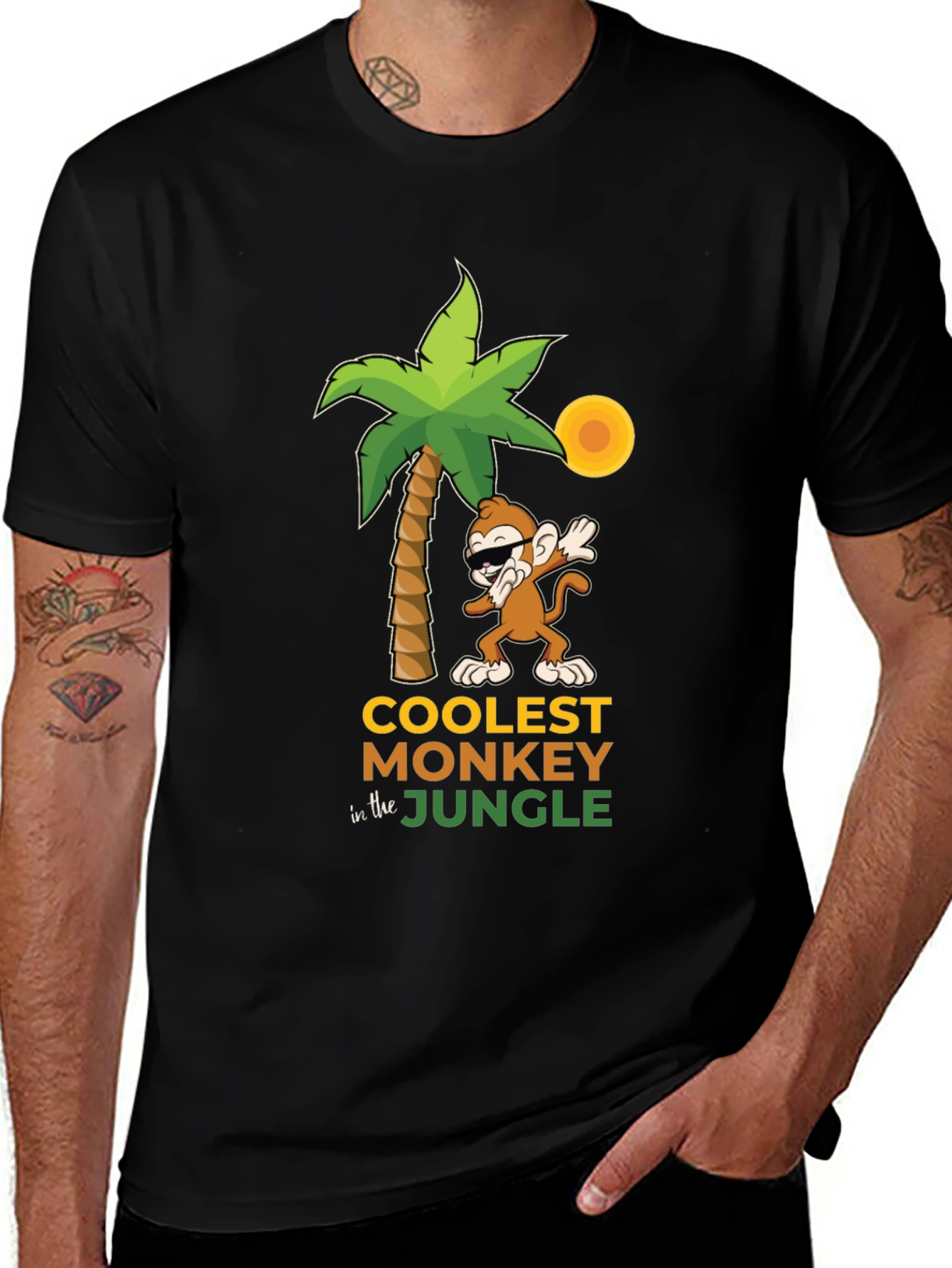 Variant 2 of Coolest Monkey in the Jungle T-Shirt