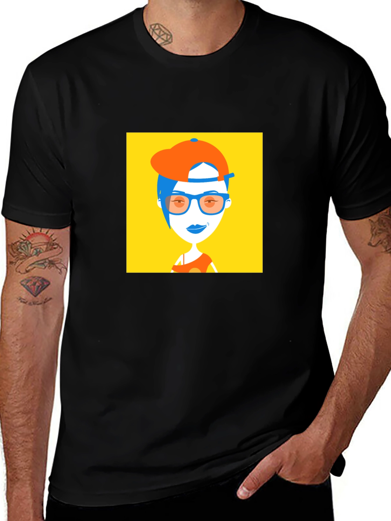 Variant 19 of Trendy Cartoon Graphic Tee - Unisex Casual Wear