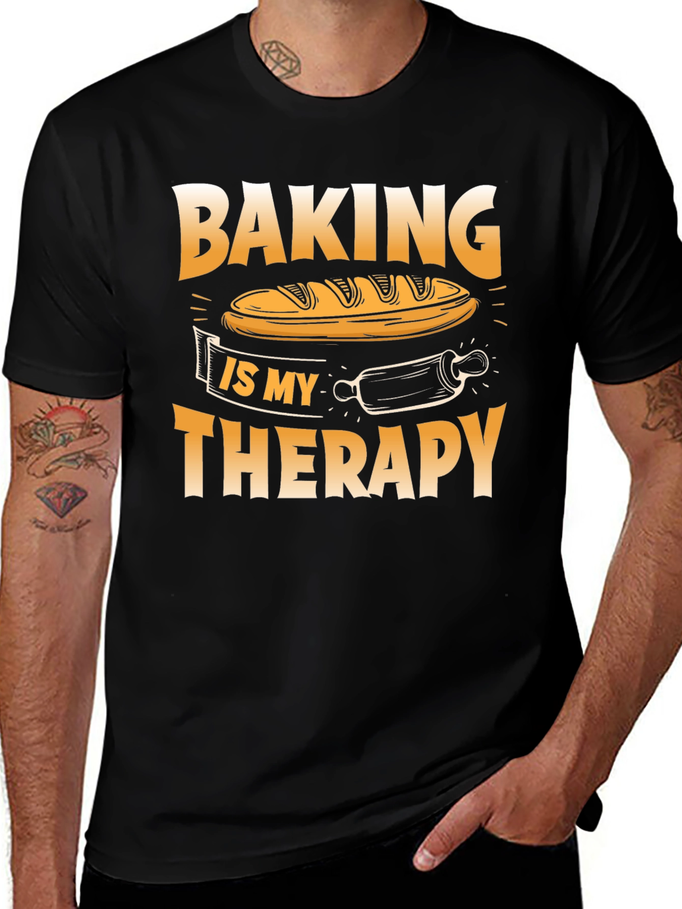 Variant 9 of Baking Is My Therapy T-Shirt