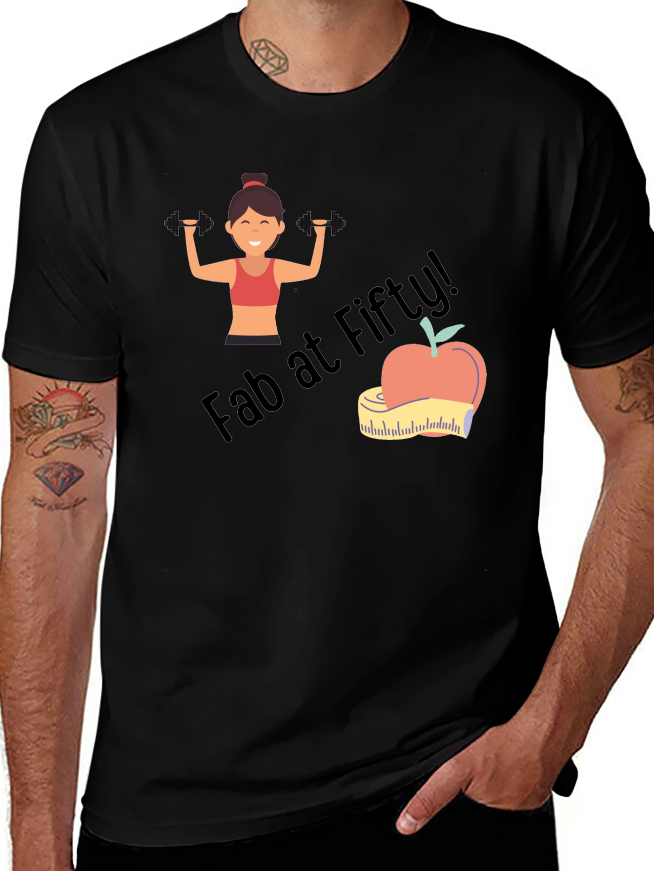 Variant 28 of Fab at Fifty Fitness Tee
