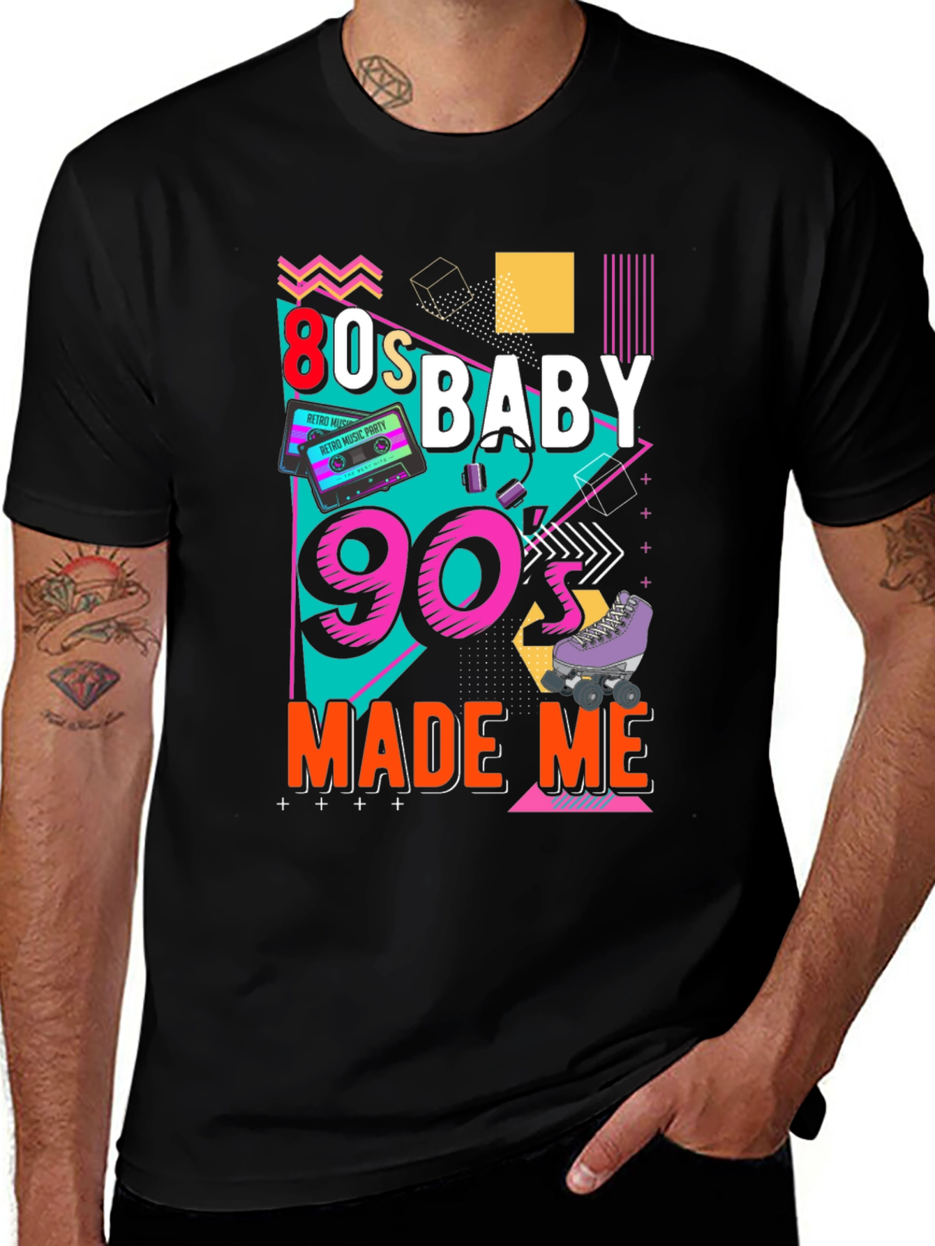 Variant 26 of Retro 80s/90s Baby Graphic Tee