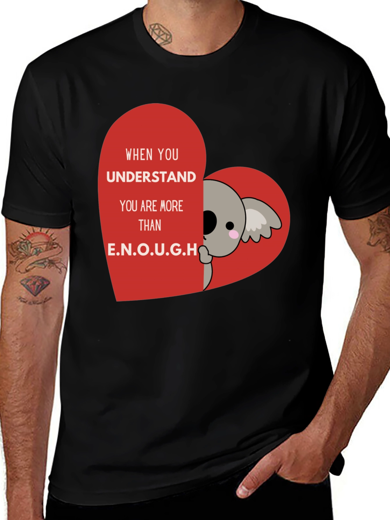 Variant 10 of Koala Heart T-Shirt - You Are Enough