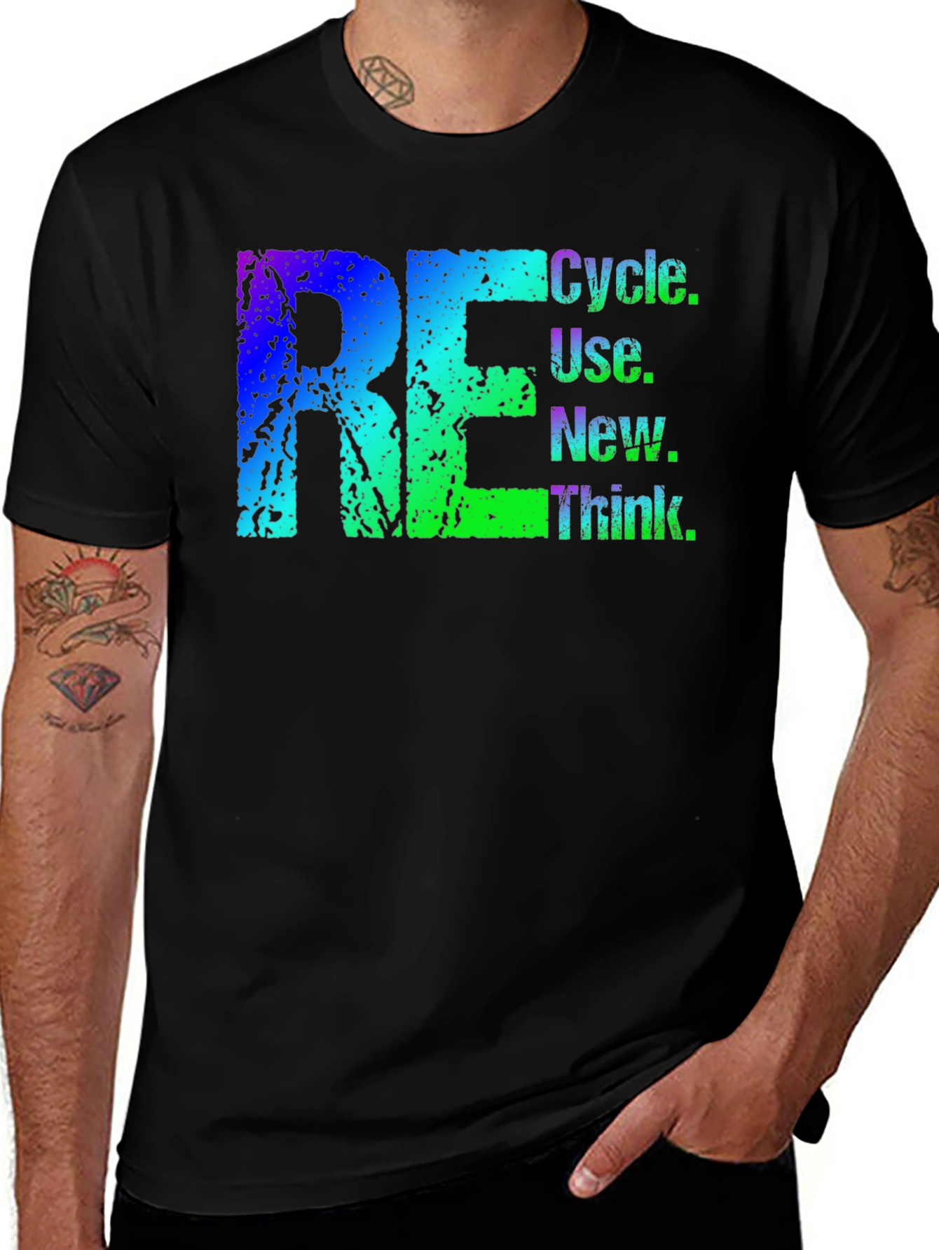 Variant 23 of Recycle Reuse New Think T-Shirt