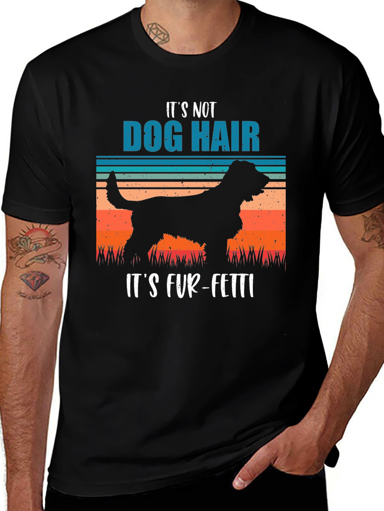 Variant 3 of Dog Hair Fur-Fetti T-Shirt