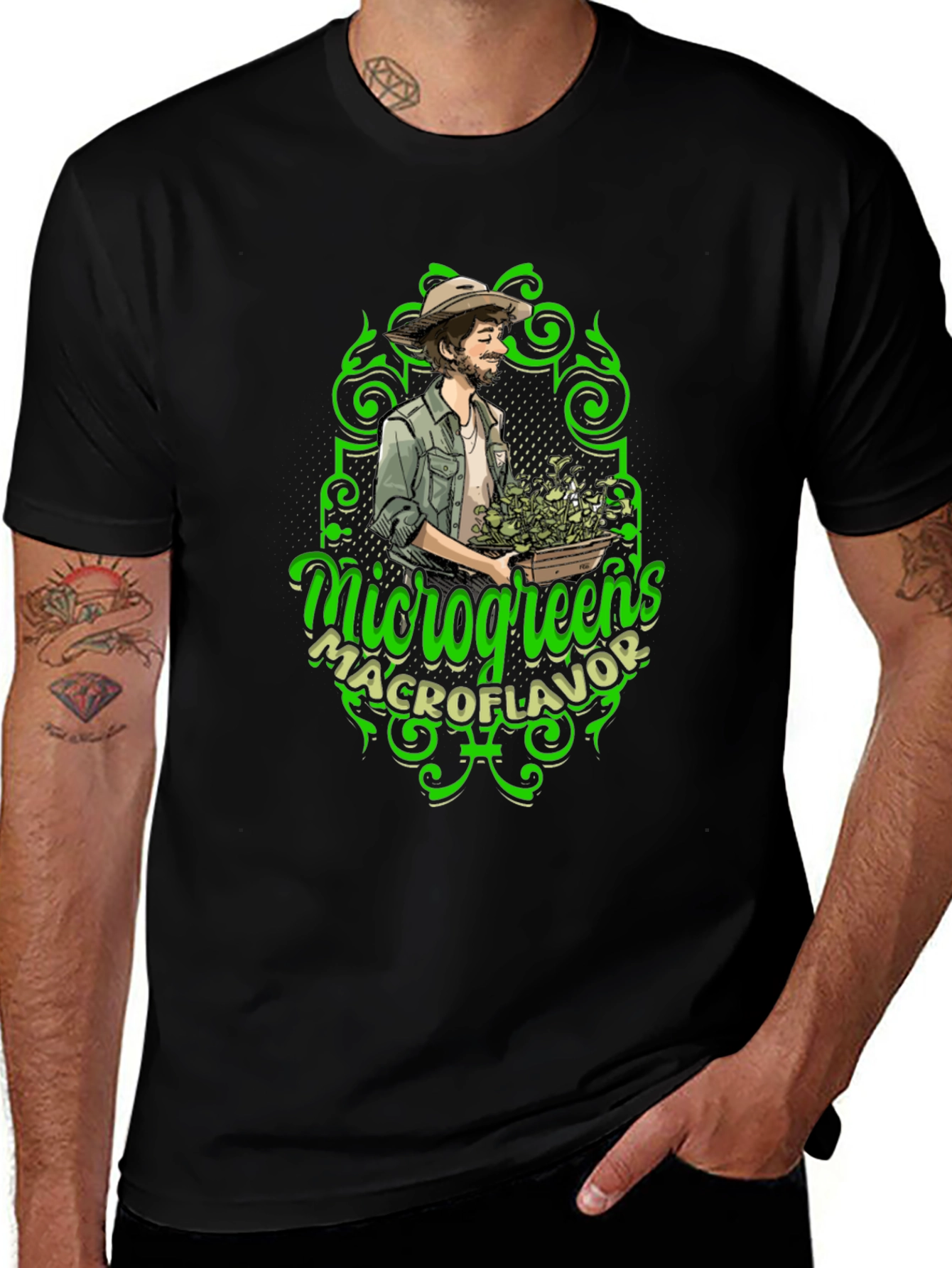 Variant 15 of Microgreens Macroflavor Graphic Tee