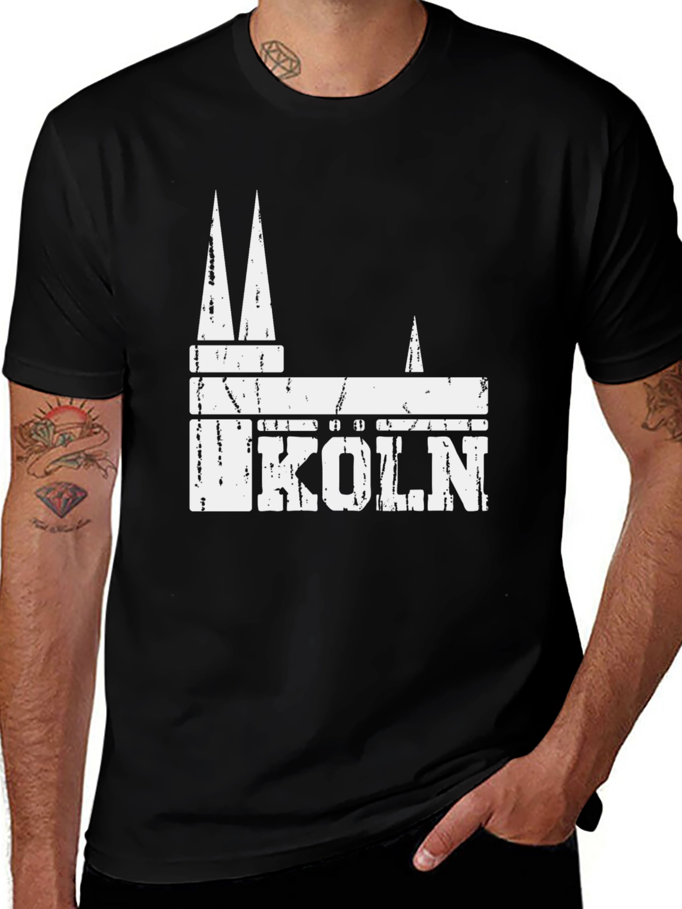 Koln Cologne Germany T-Shirt Black