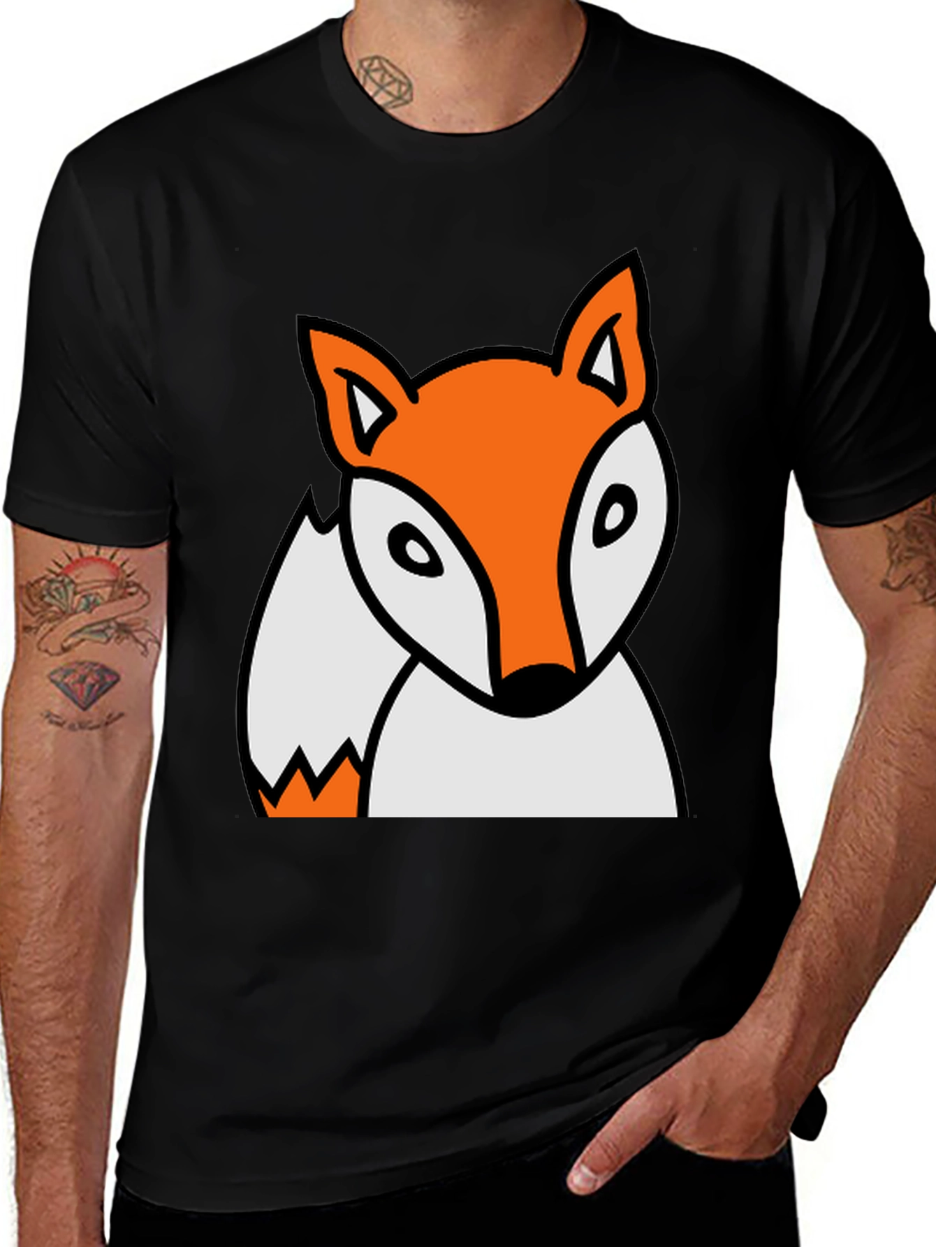 Variant 24 of Fox Graphic Black T-Shirt