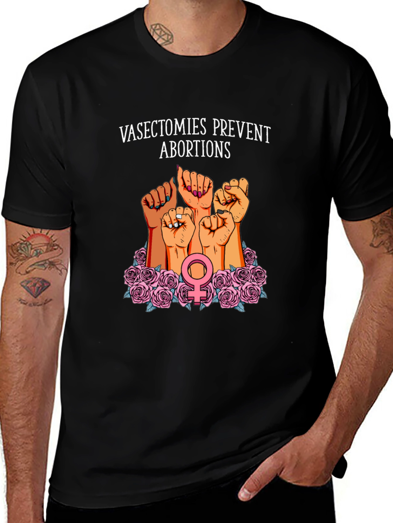 Variant 4 of Vasectomies Prevent Abortions Graphic Tee