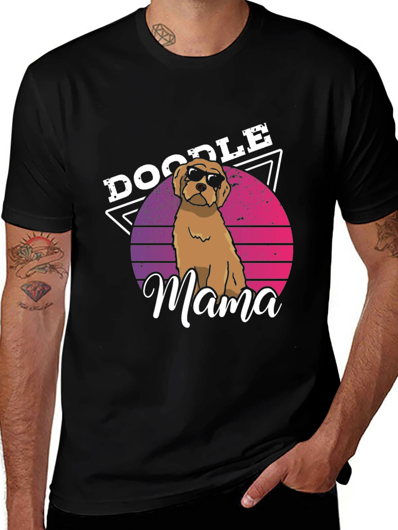 Variant 2 of Doodle Mama T-Shirt: Cute Dog Lover Tee