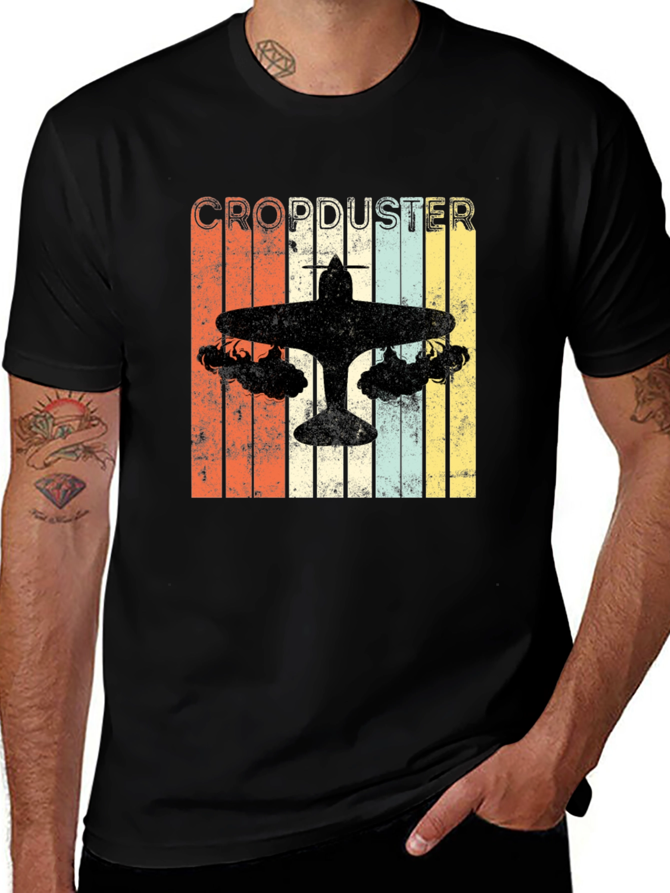 Variant 16 of Crop Duster Retro T-Shirt