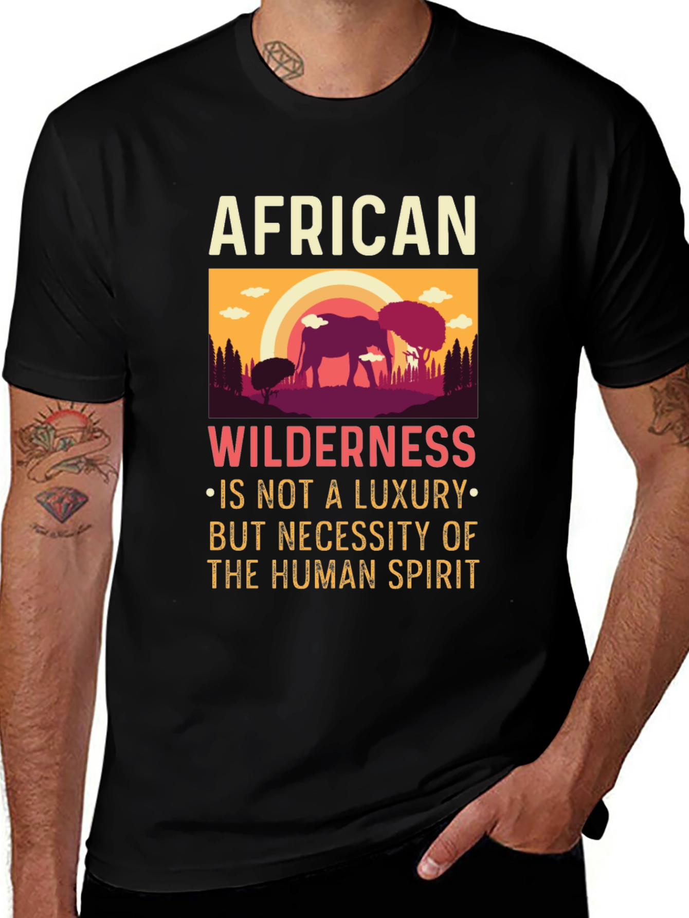 Variant 23 of African Wilderness Graphic Tee