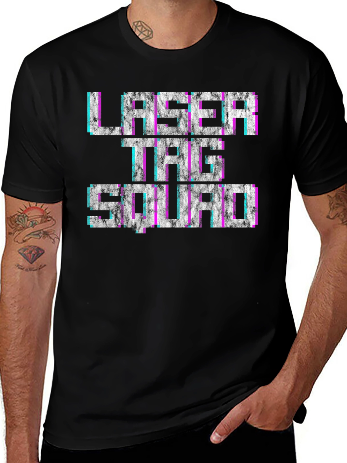 Laser Tag Squad Graphic T-Shirt