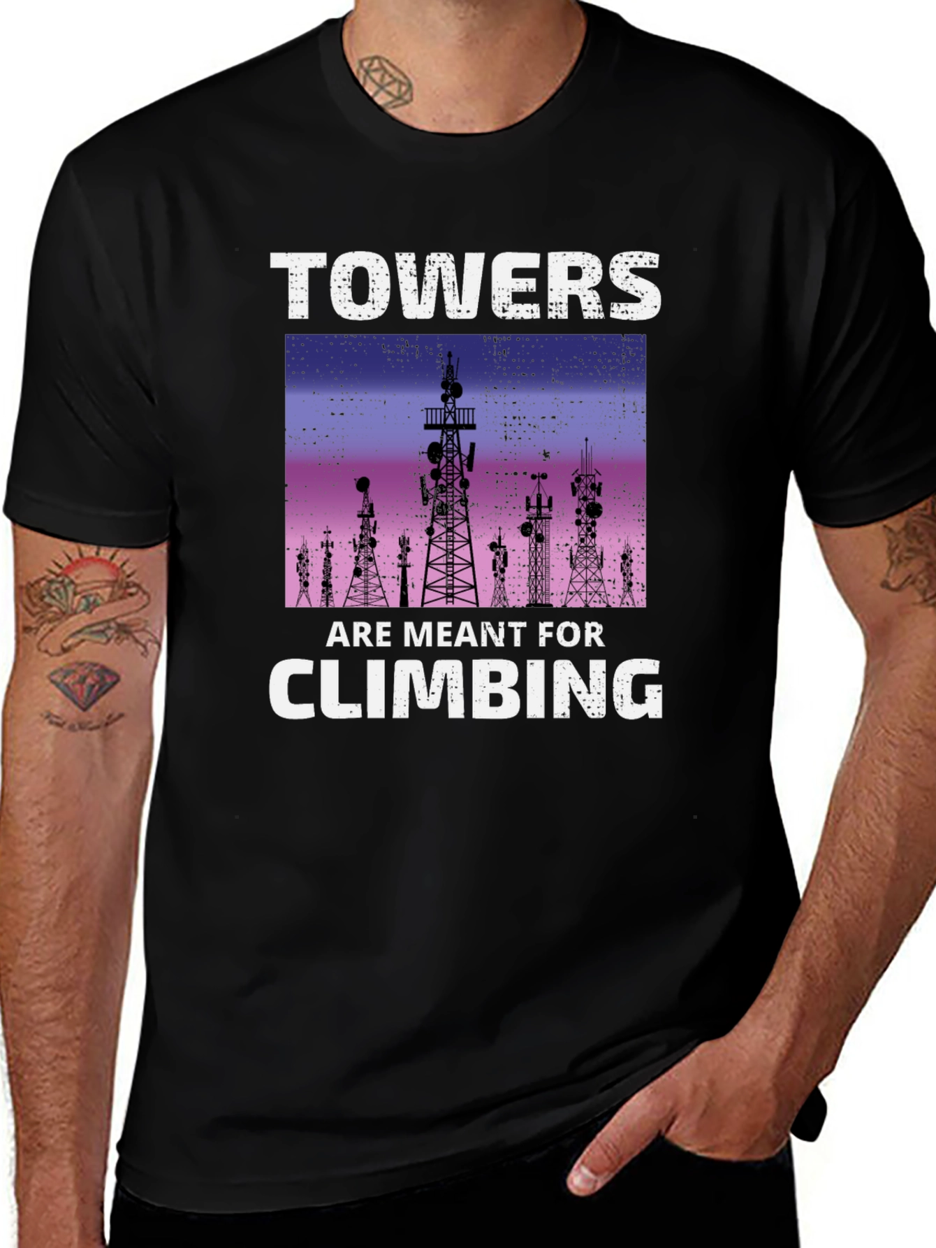 Towers Climbing Graphic Tee