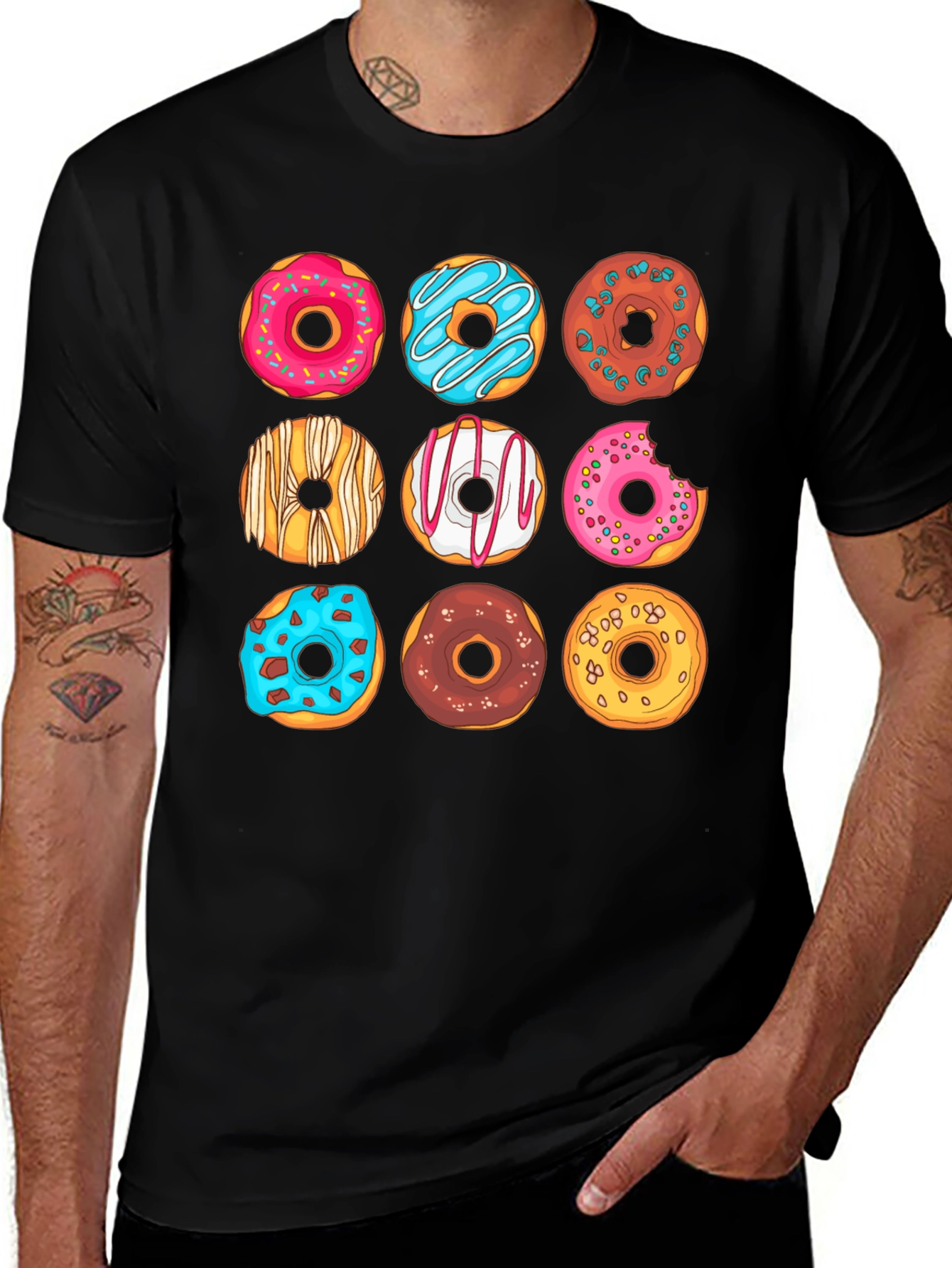 Donut T-Shirt - Sweet Treat Graphic Tee