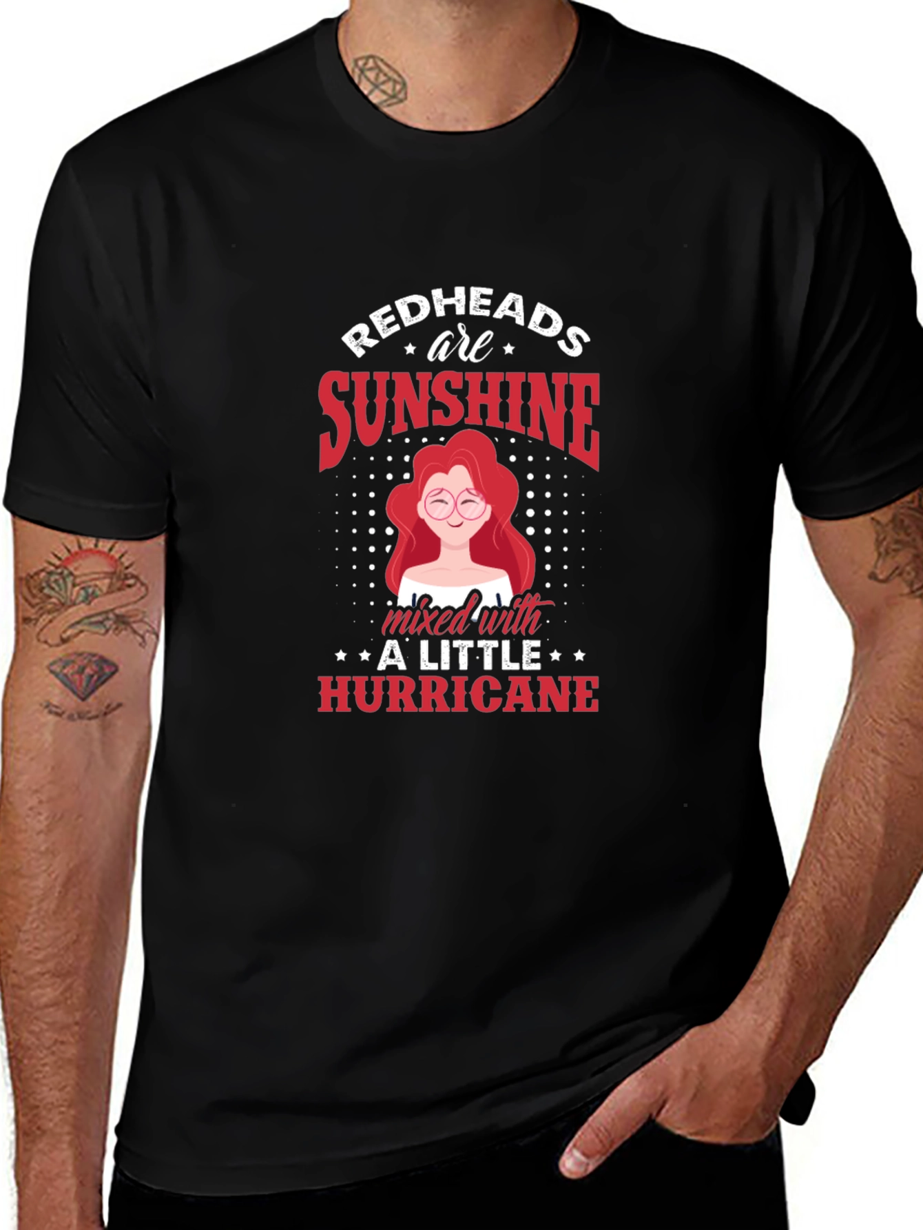 Variant 15 of Redhead Sunshine Hurricane Graphic Tee
