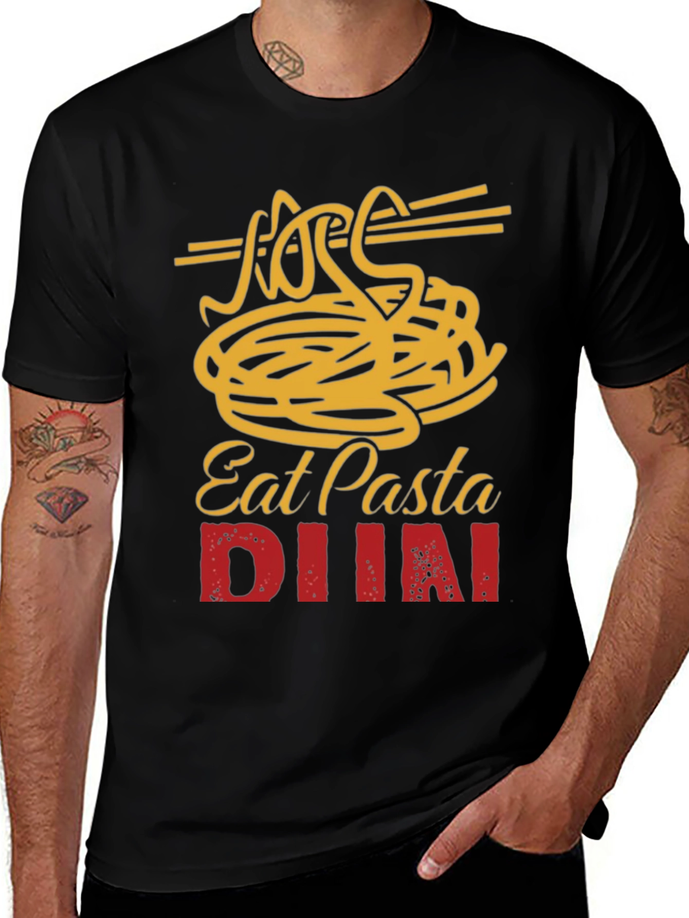 Variant 21 of Eat Pasta, DIIAI Graphic T-Shirt