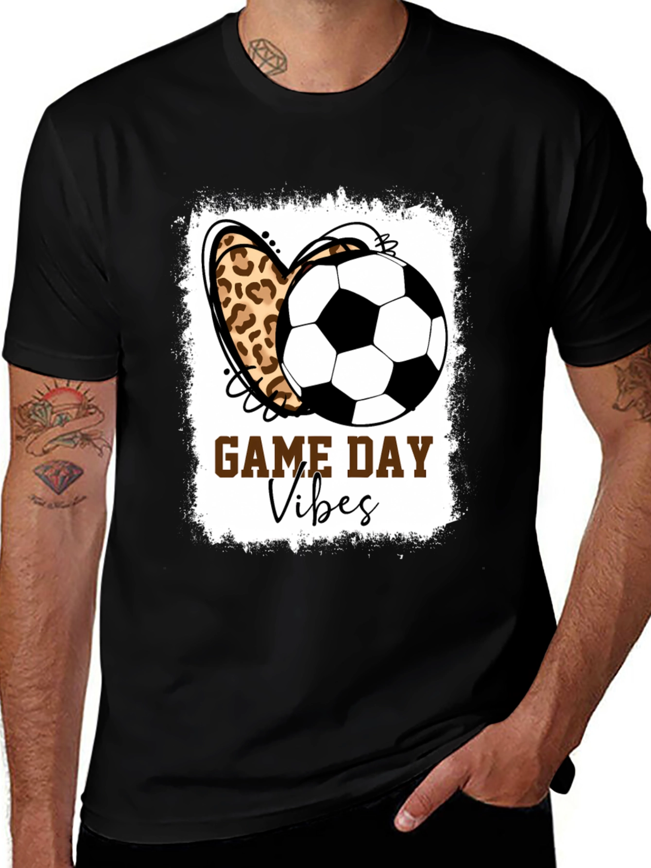 Variant 27 of Game Day Vibes Soccer Graphic Tee