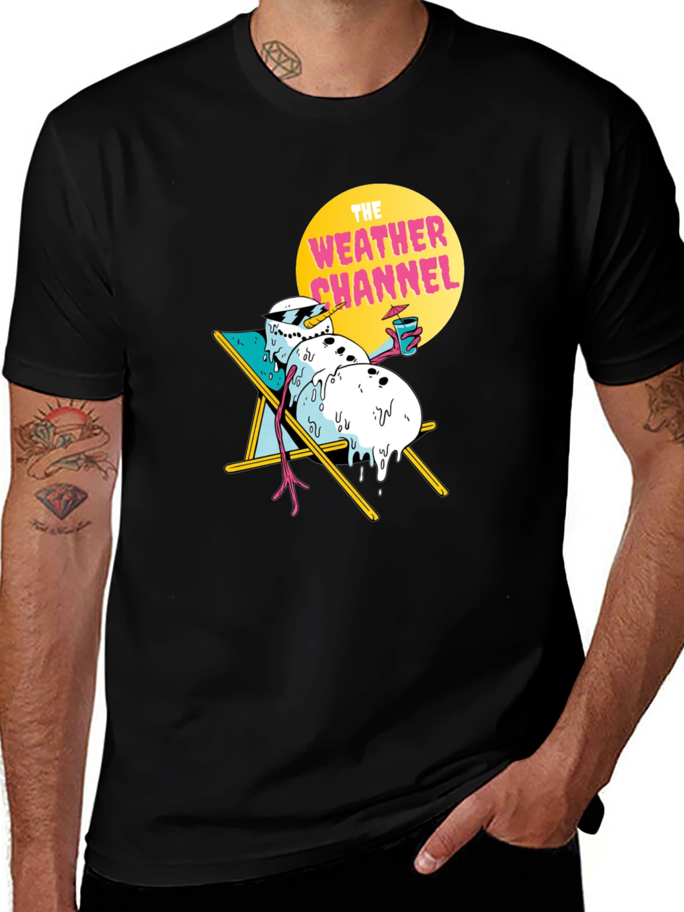 Variant 23 of Cool Snowman T-Shirt - Weather Channel Design