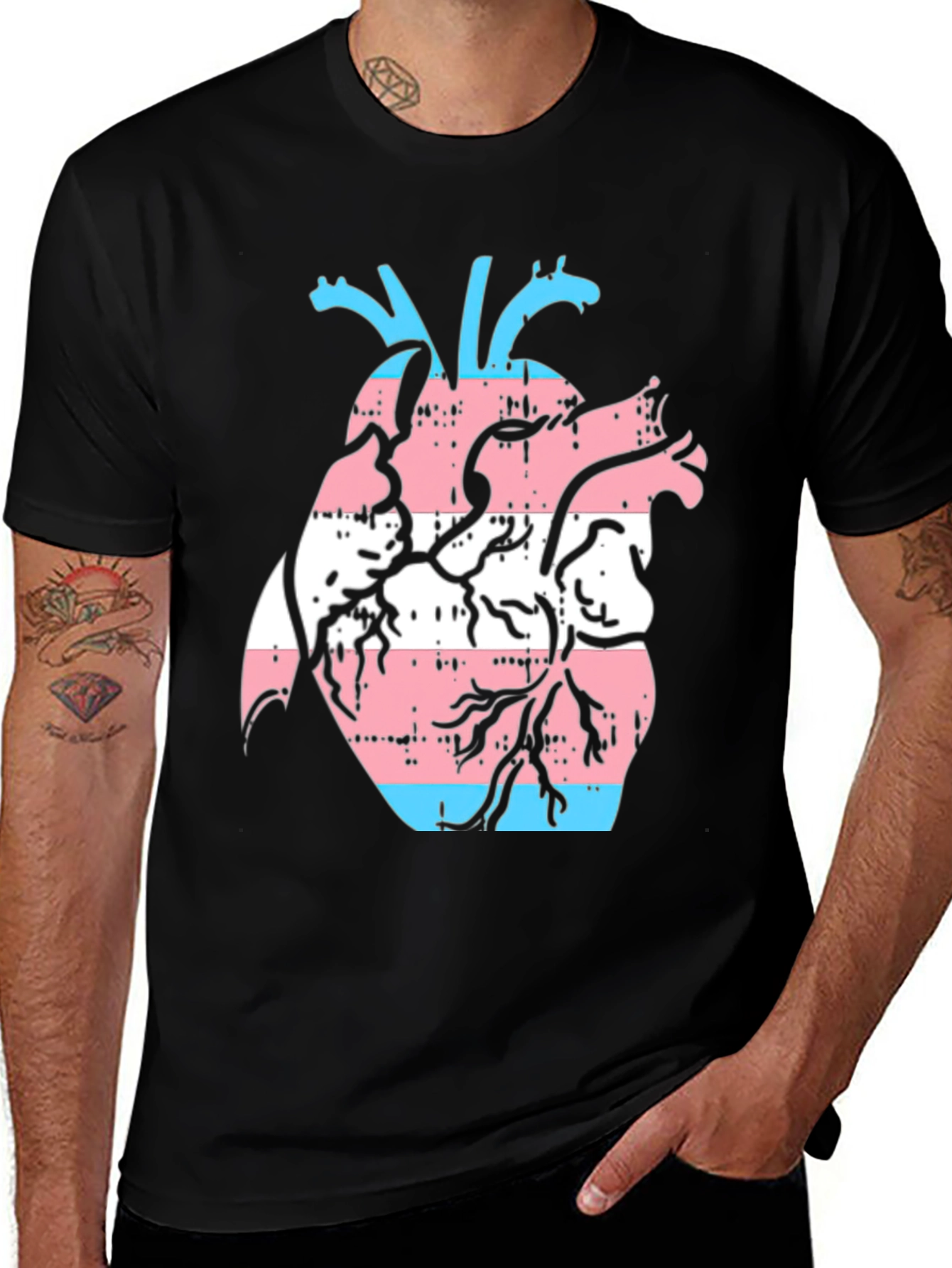 Transgender Pride Heart T-Shirt
