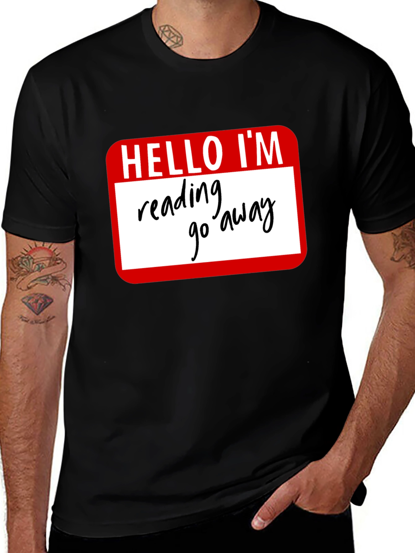Variant 22 of Reading - Go Away T-Shirt