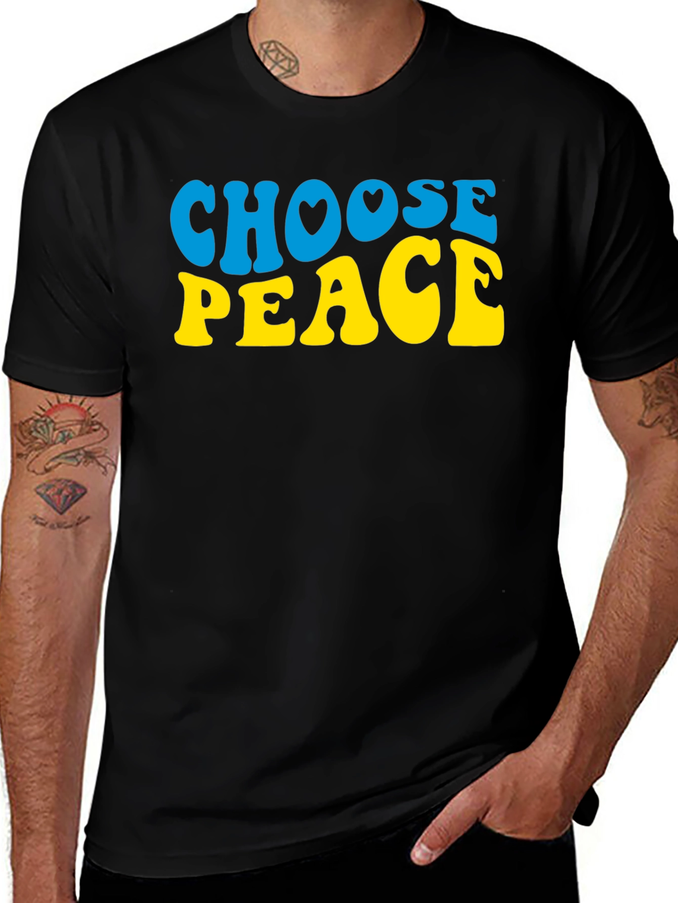 Variant 20 of Choose Peace Graphic T-Shirt