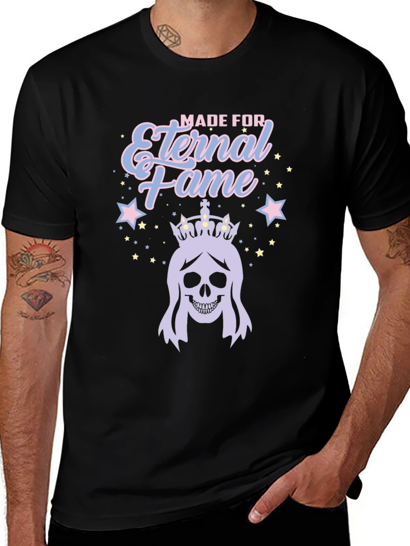 Variant 7 of Eternal Fame Skull T-Shirt - Gothic Humor