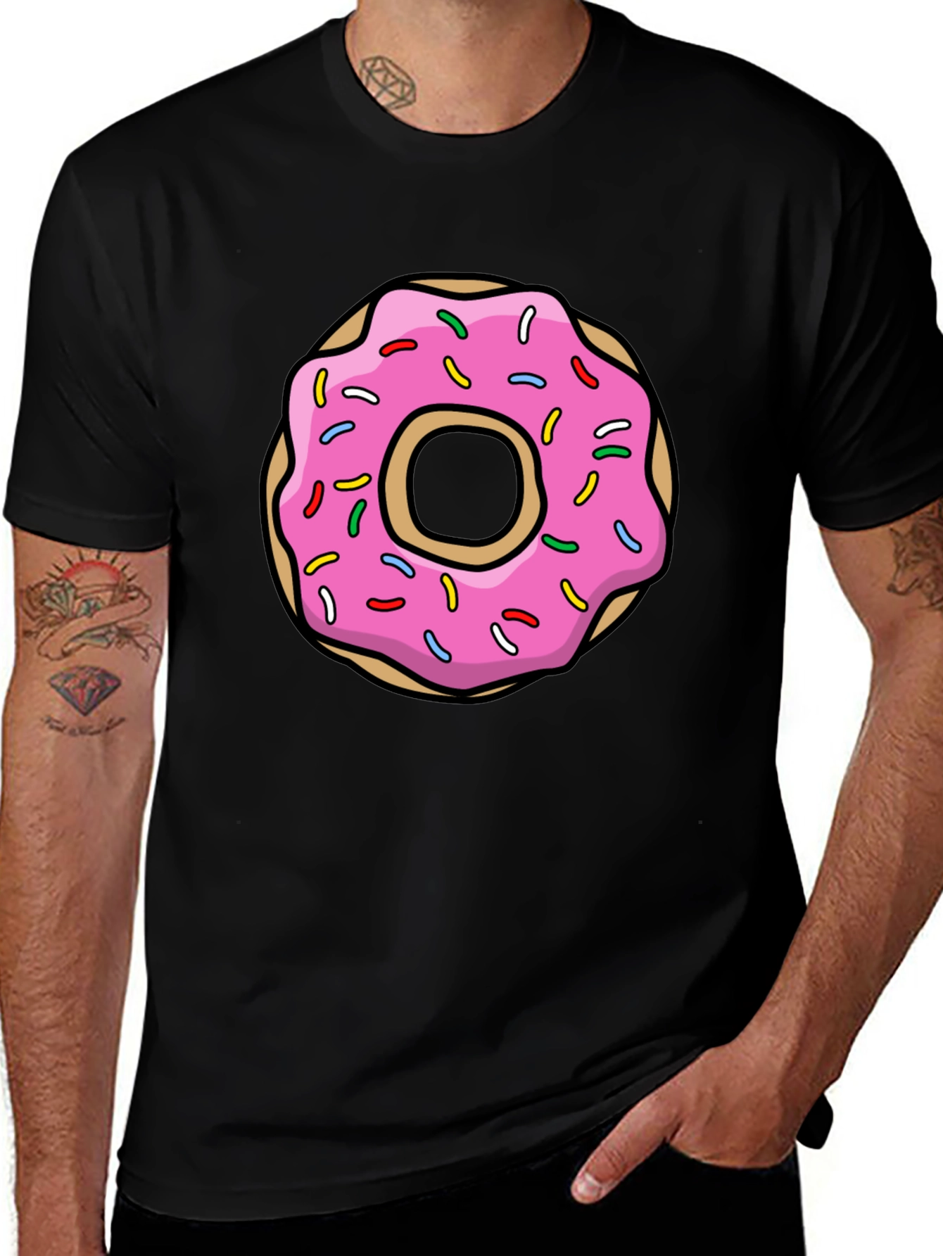 Variant 26 of Donut Graphic Tee - Sweet Treat Style!